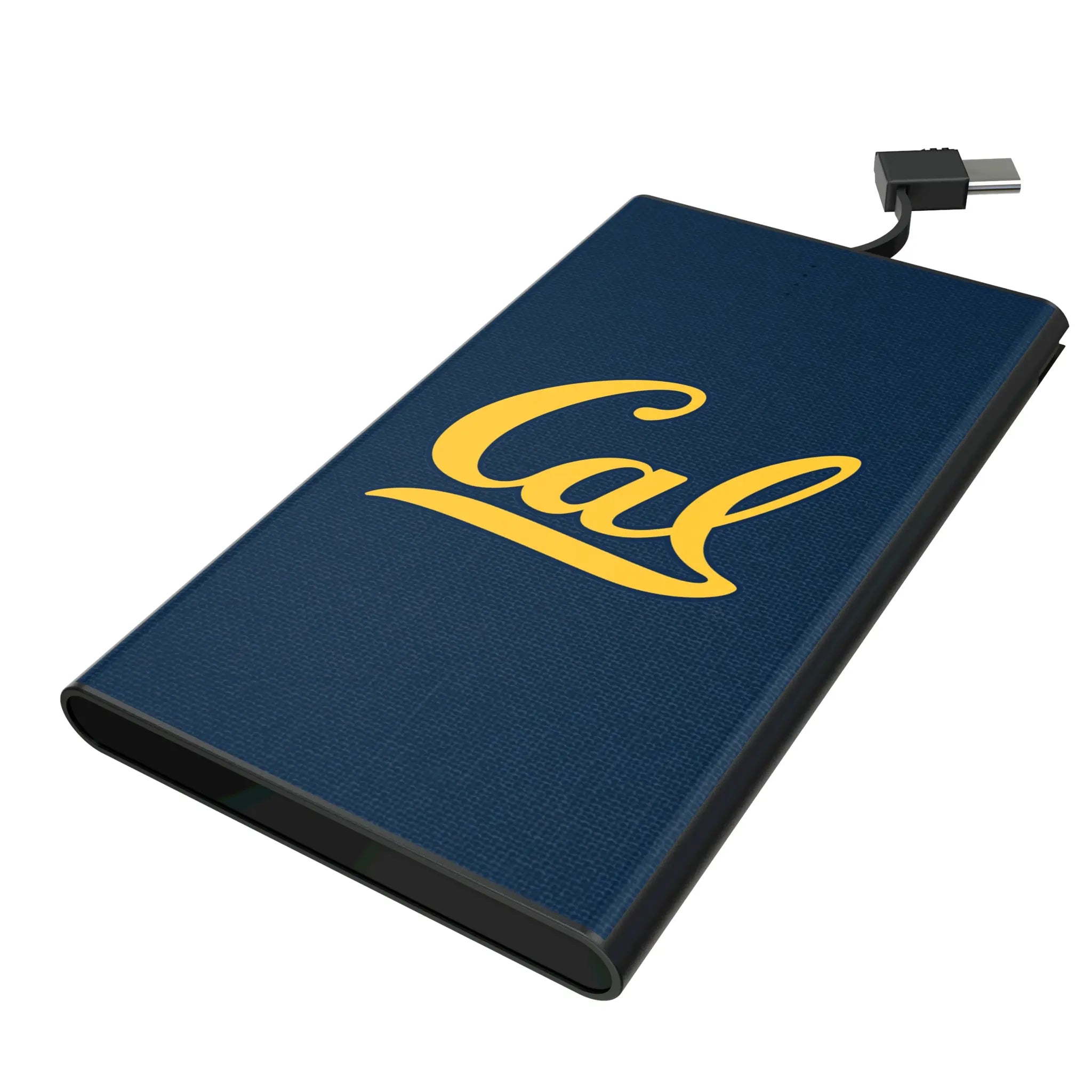 University of California Berkeley Golden Bears Solid 5000mAh Flat Power Bank