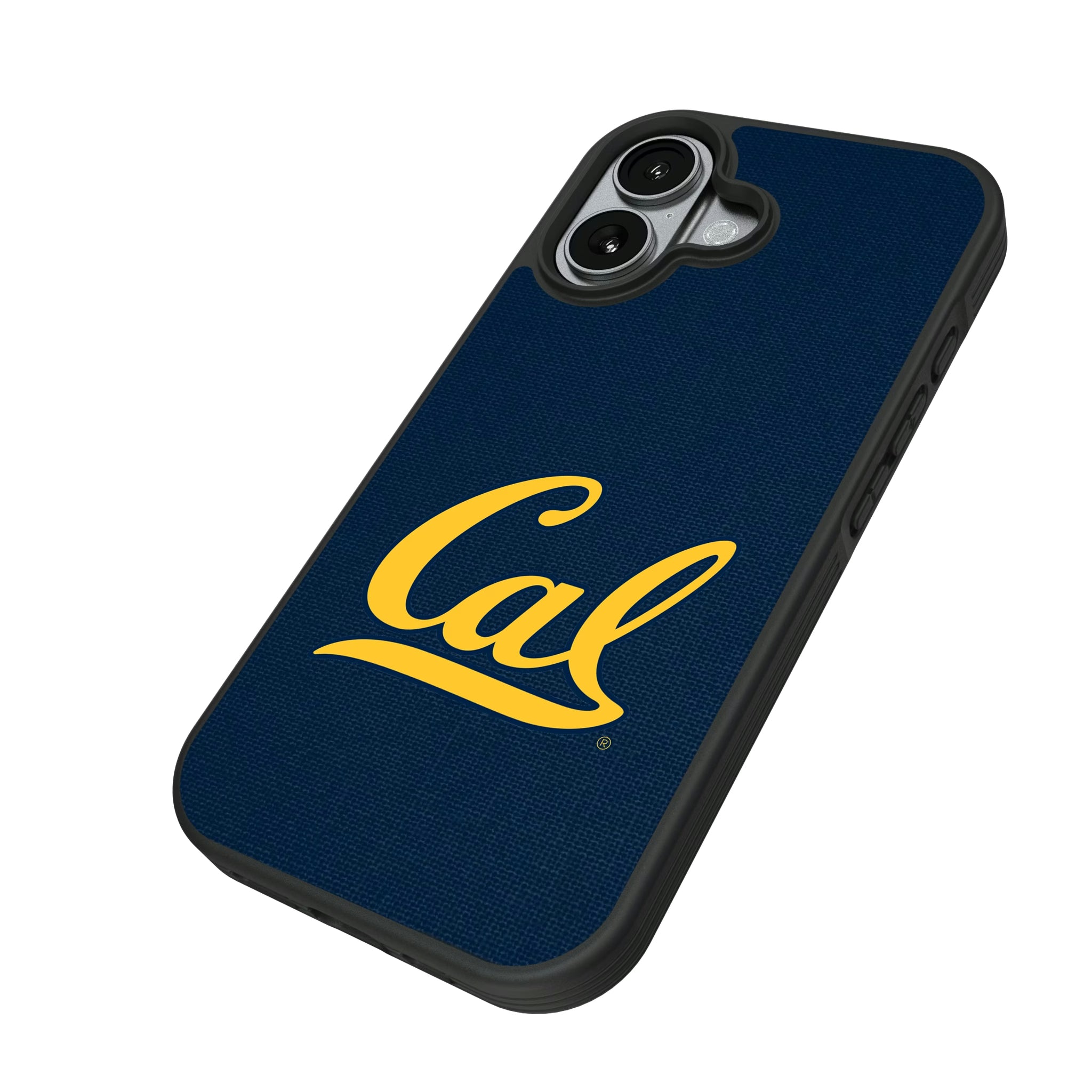 University of California Berkeley Golden Bears Solid iPhone Bump Phone Case for Apple iPhone - Isometric View#Device_iPhone 17