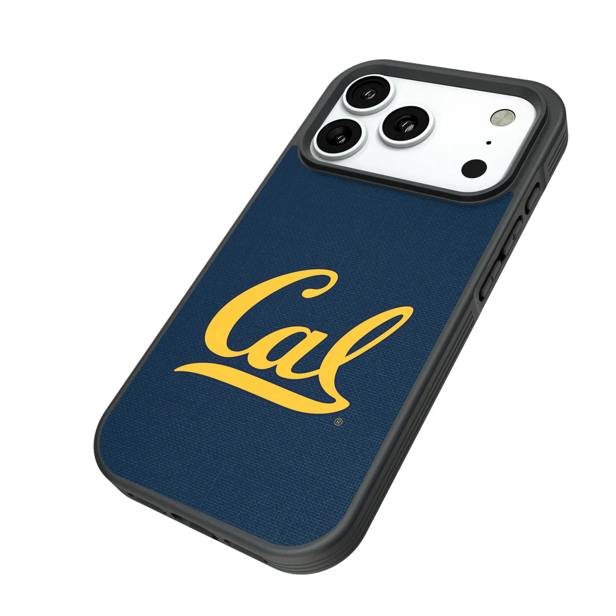 University of California Berkeley Golden Bears Solid iPhone Bump Phone Case for Apple iPhone - Isometric View#Device_iPhone 18 Pro