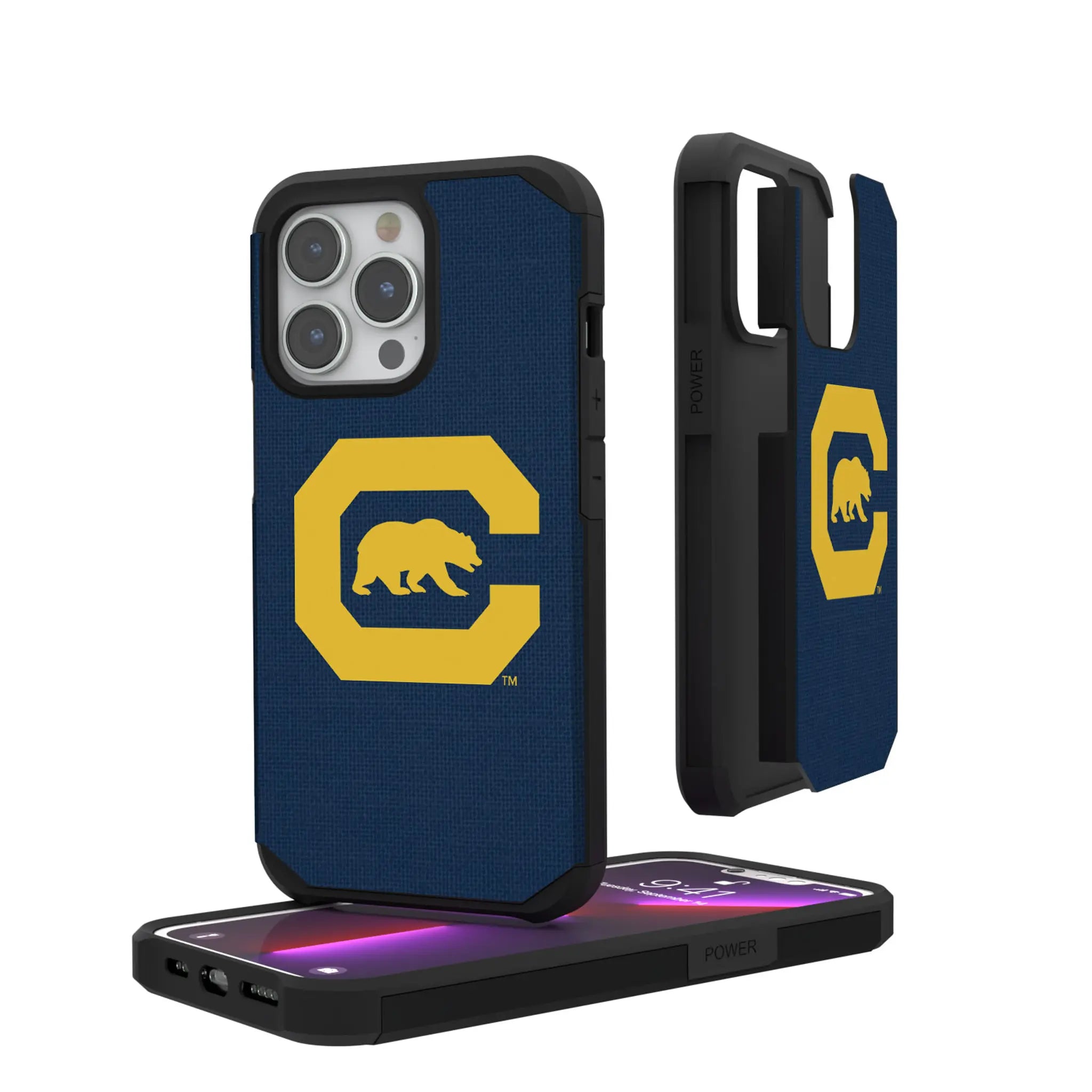 University of California Berkeley Golden Bears Solid iPhone Rugged Phone Case for Apple iPhone