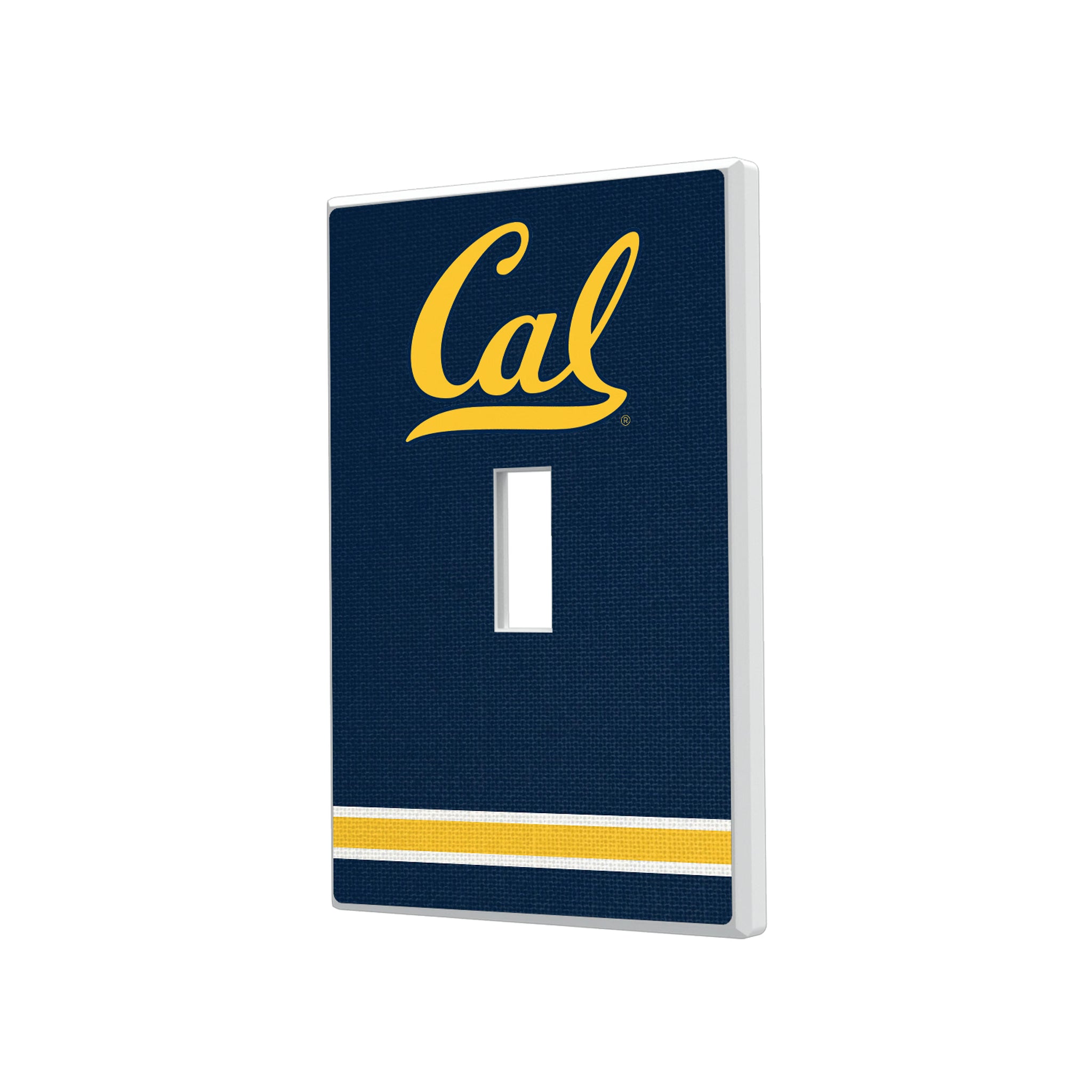University of California Berkeley Golden Bears Stripe Hidden-Screw Light Switch Plate#Style_Single Toggle