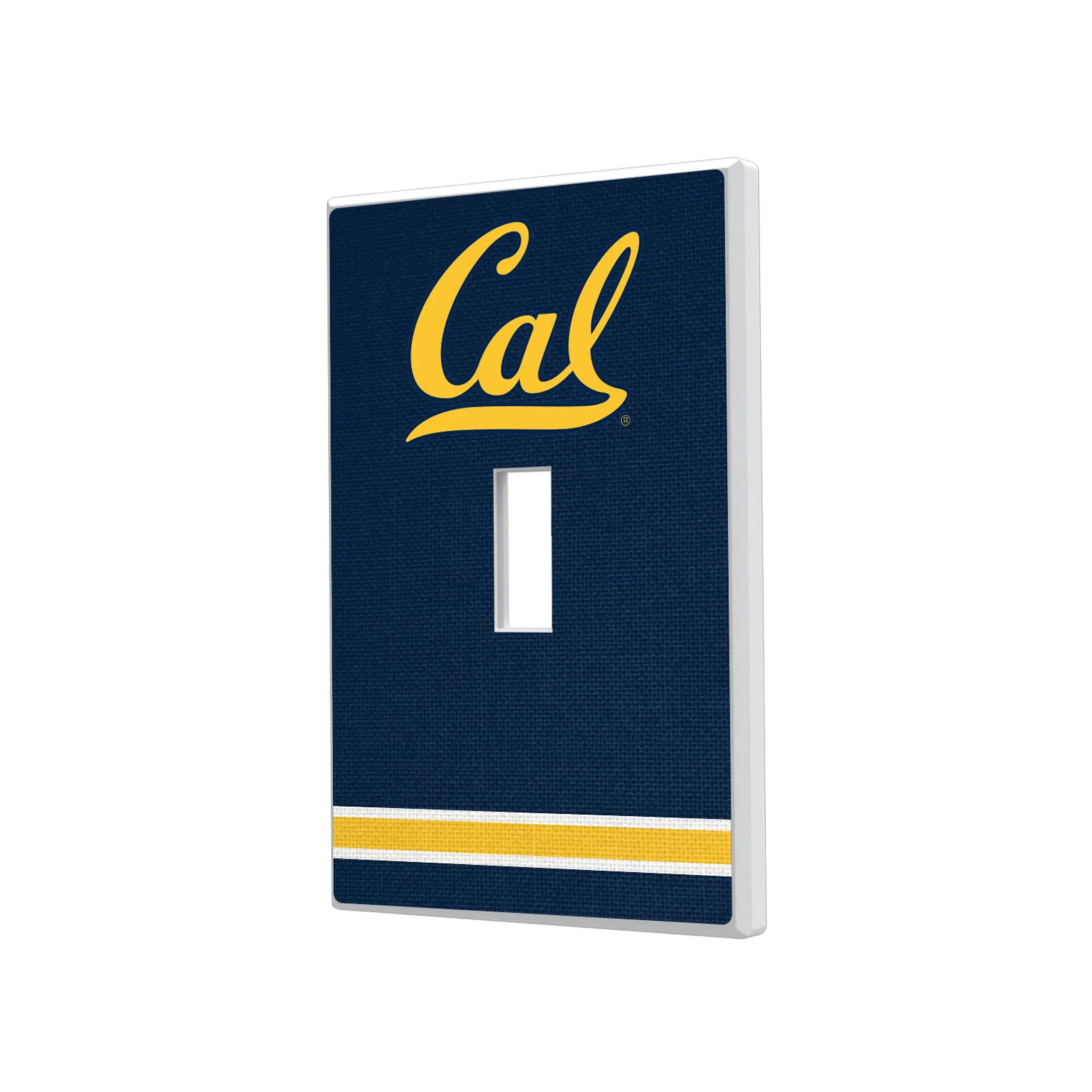 University of California Berkeley Golden Bears Stripe Hidden-Screw Light Switch Plate#Style_Single Toggle