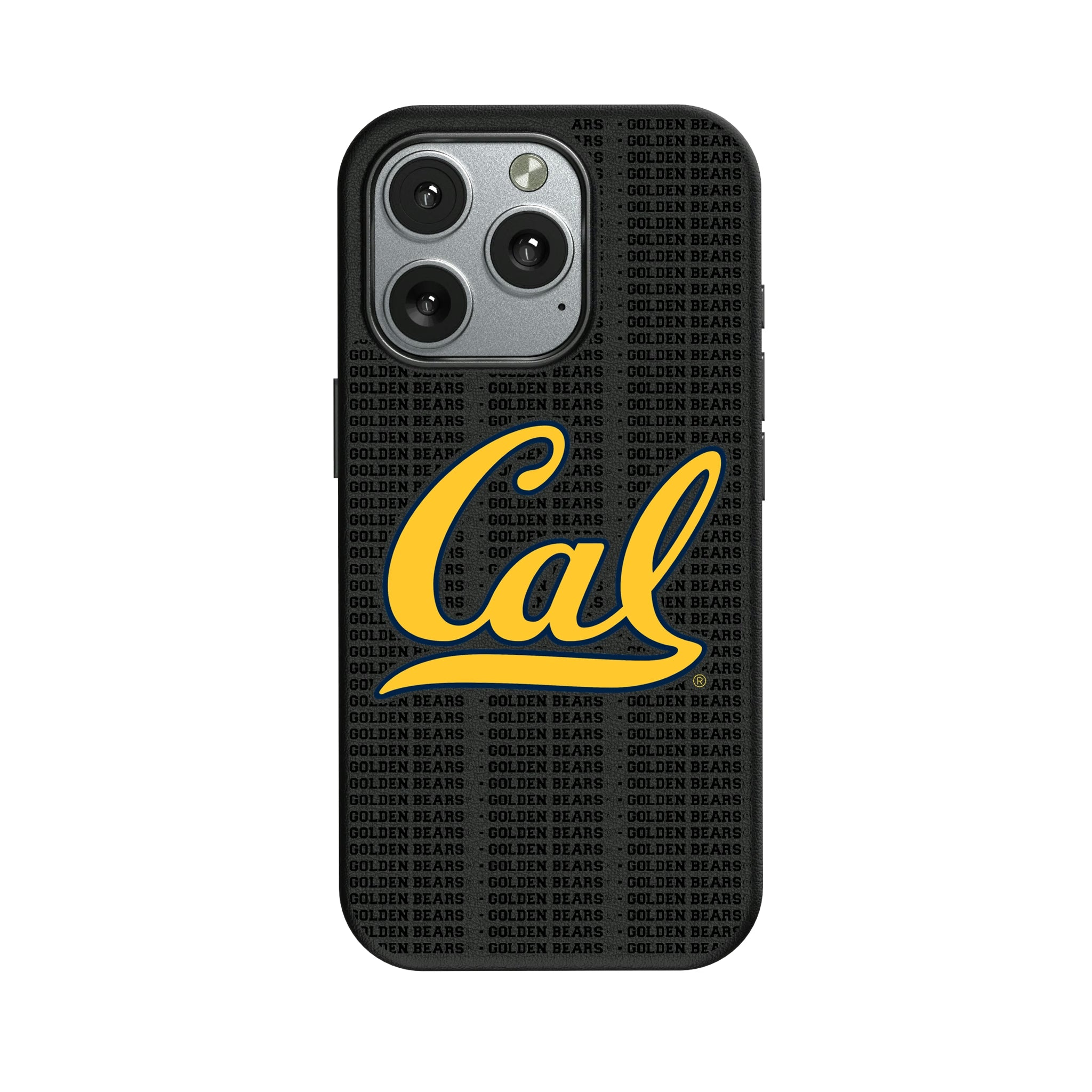 University of California Berkeley Golden Bears Text Backdrop iPhone MagSafe Compatible Phone Case for Apple iPhone