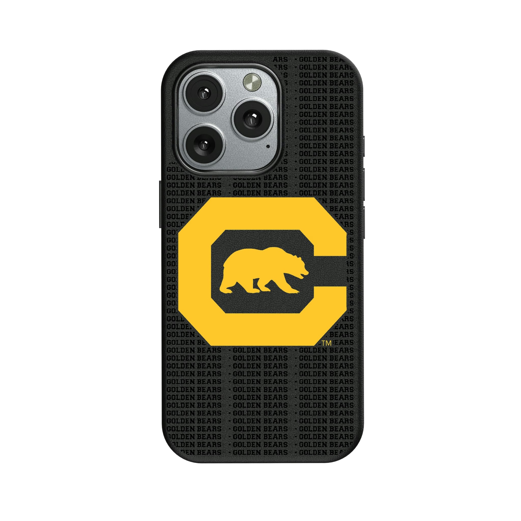 University of California Berkeley Golden Bears Text Backdrop iPhone MagSafe Compatible Phone Case for Apple iPhone