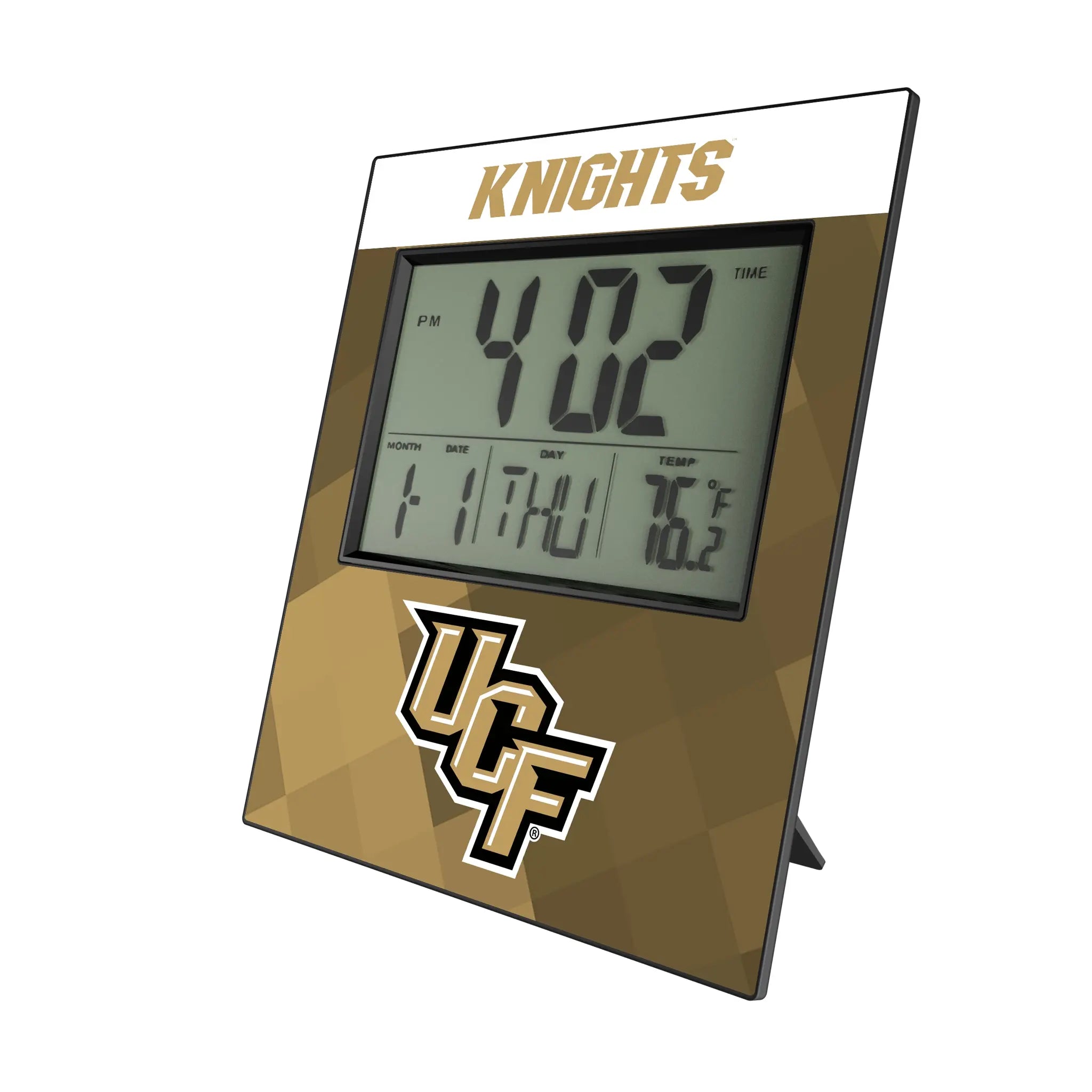 University of Central Florida Golden Knights Color Block Wall Clock