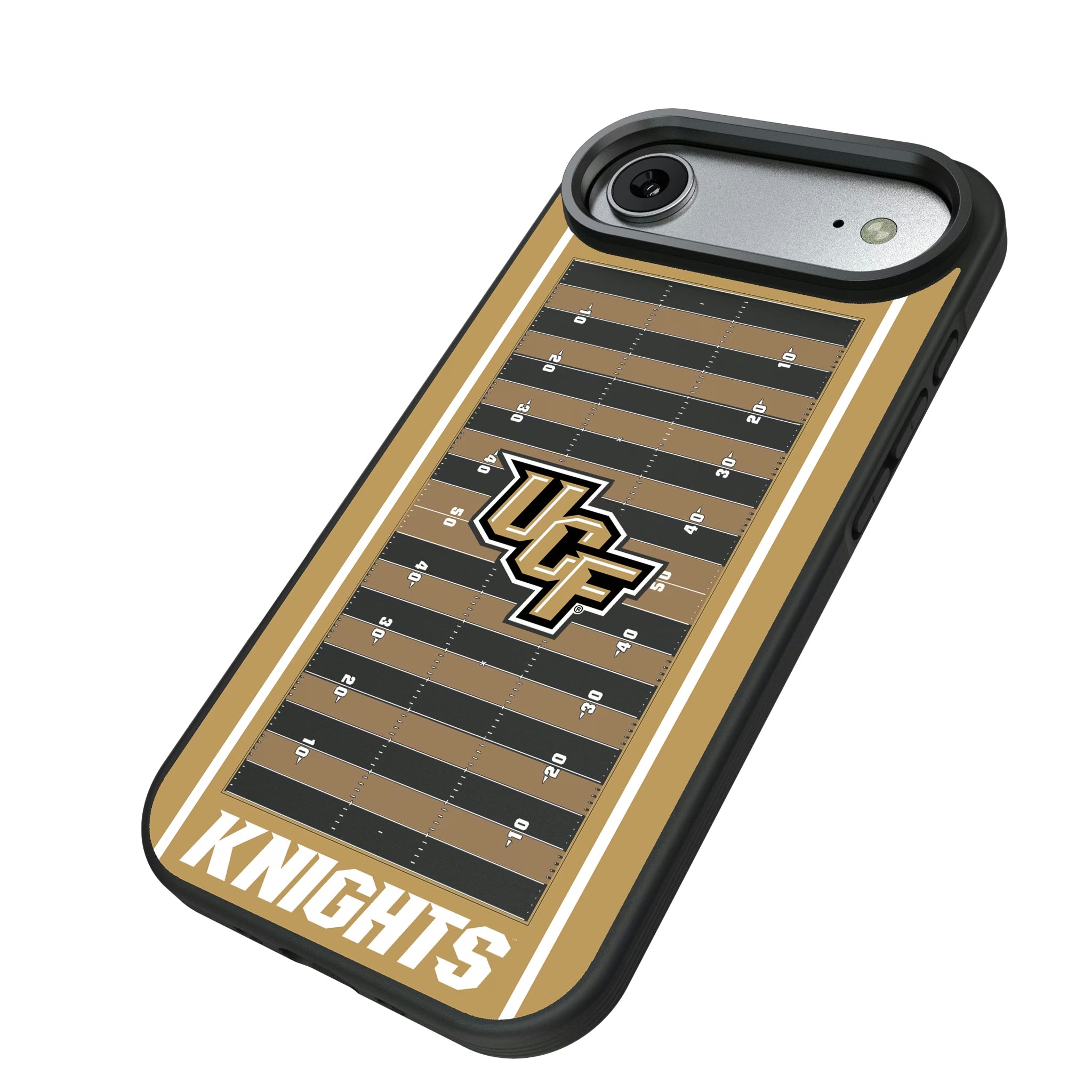 University of Central Florida Golden Knights Field iPhone Bump Phone Case for Apple iPhone - Isometric View#Device_iPhone Air
