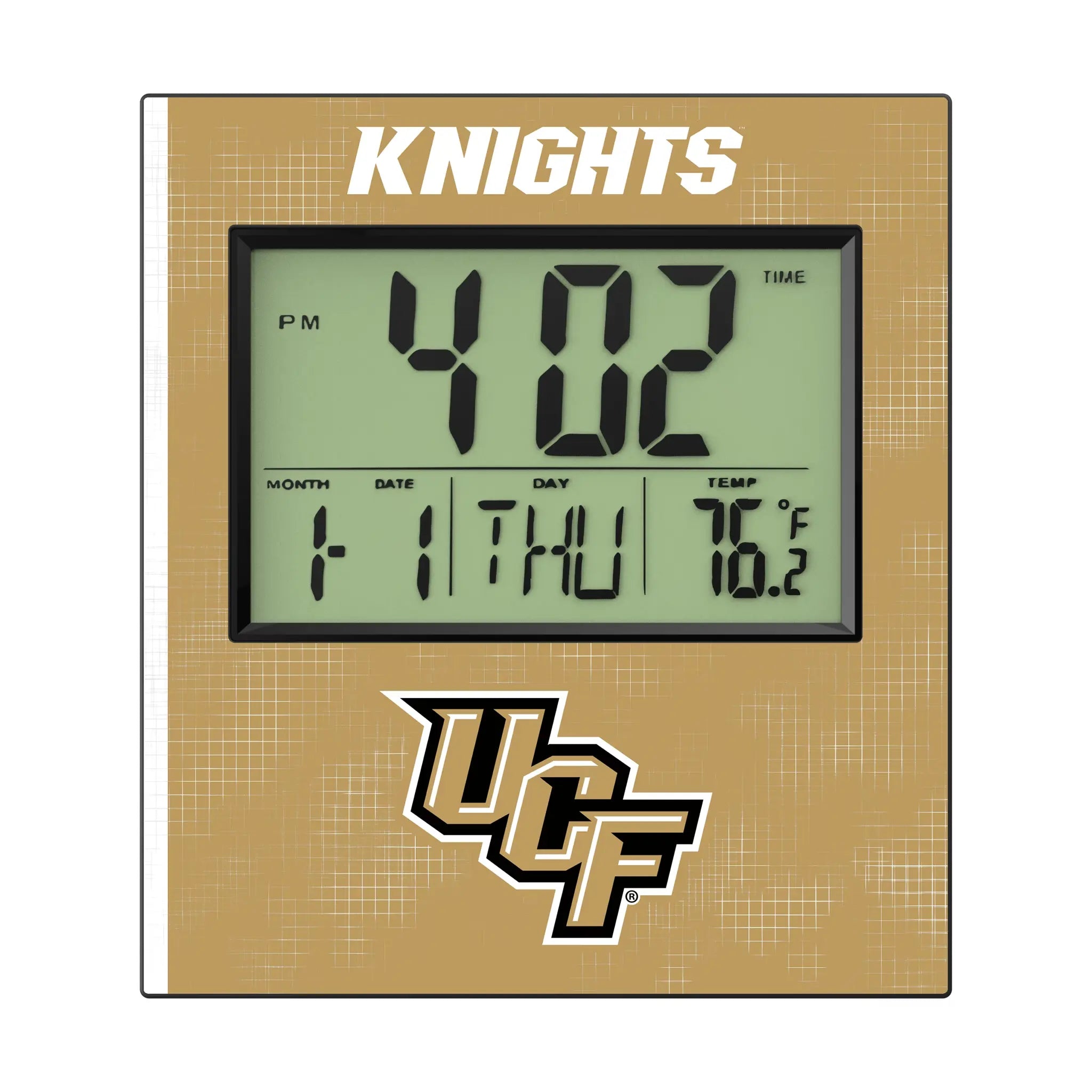 University of Central Florida Golden Knights Hatch Wall Clock