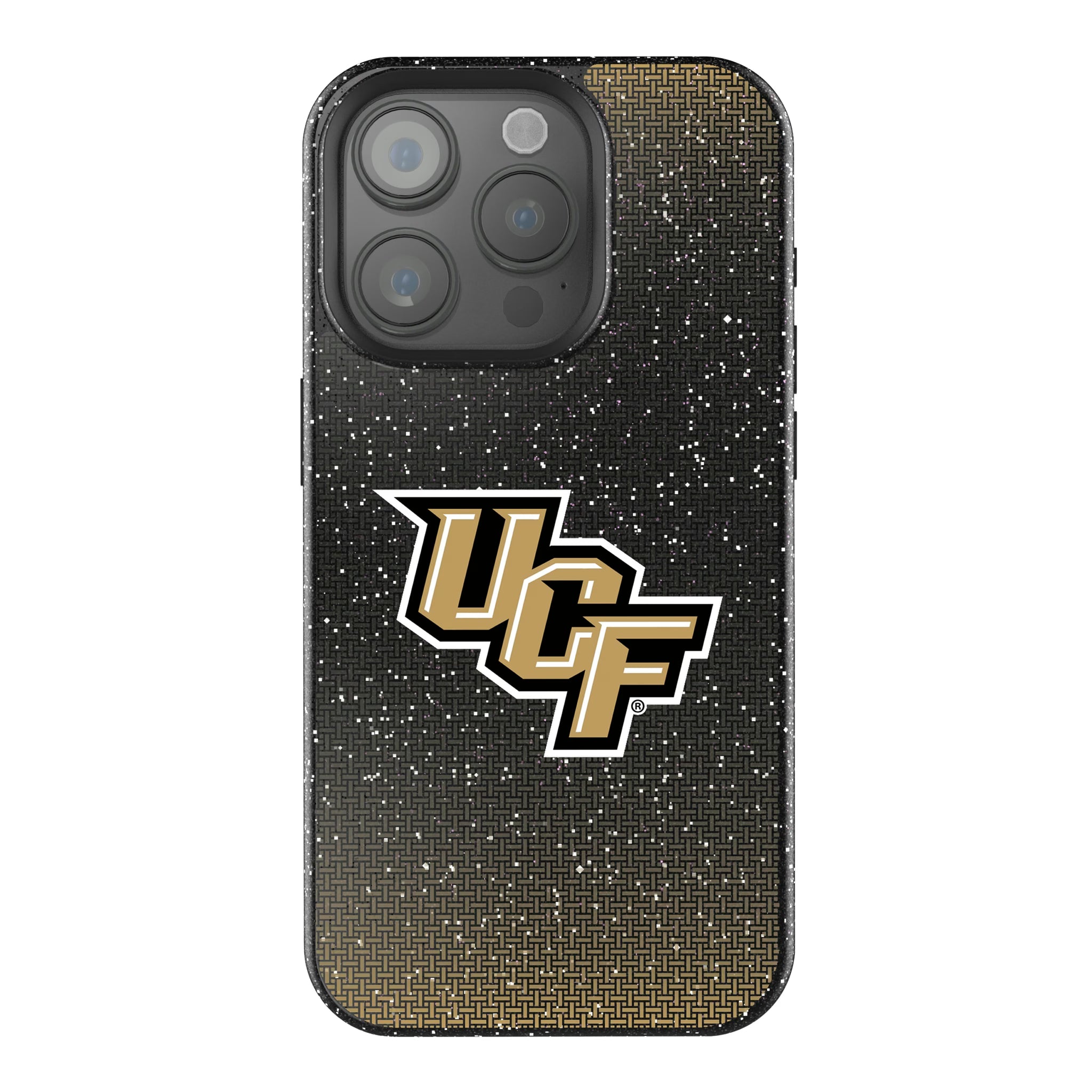 University of Central Florida Golden Knights Linen iPhone Bling Phone Case for Apple iPhone