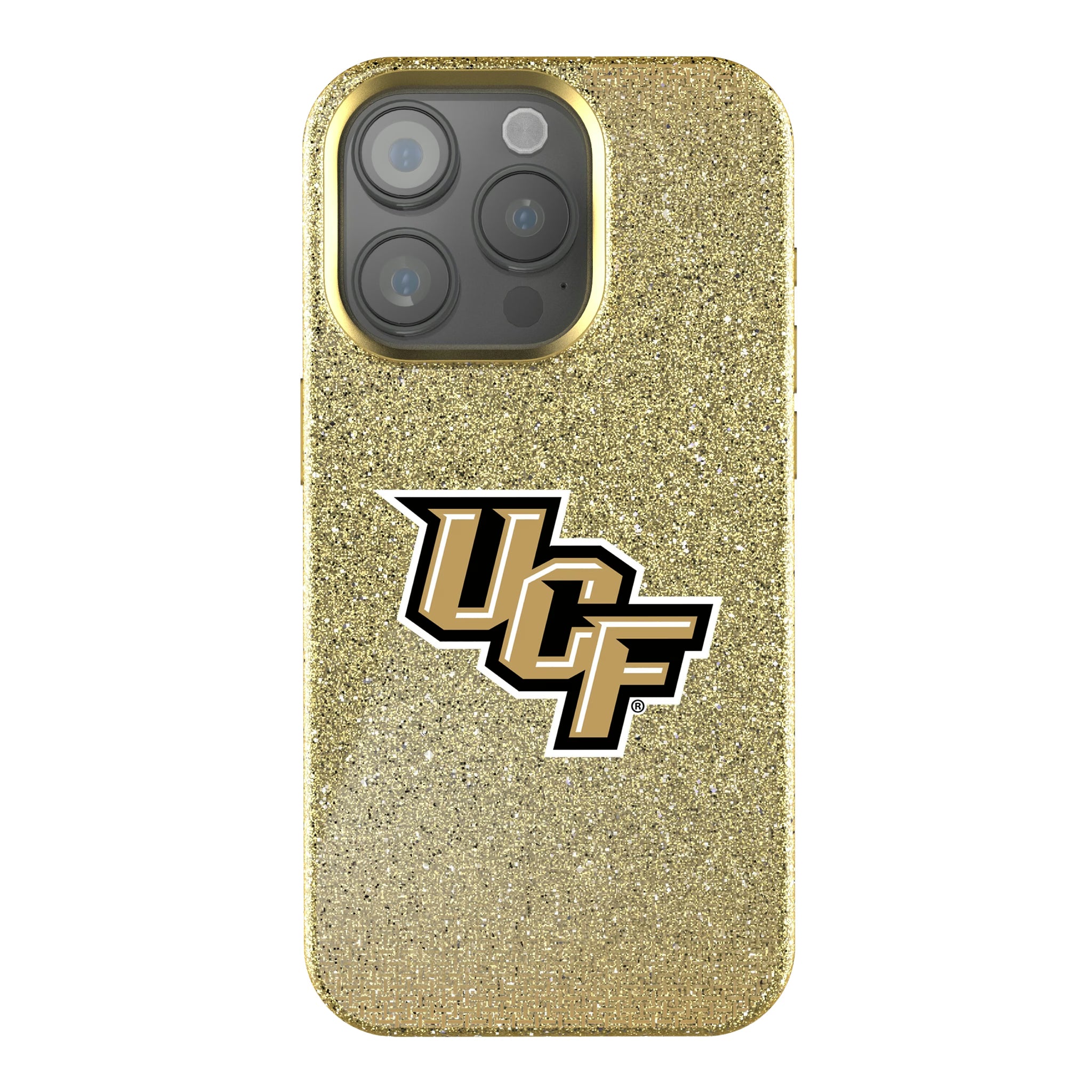 University of Central Florida Golden Knights Linen iPhone Bling Phone Case for Apple iPhone