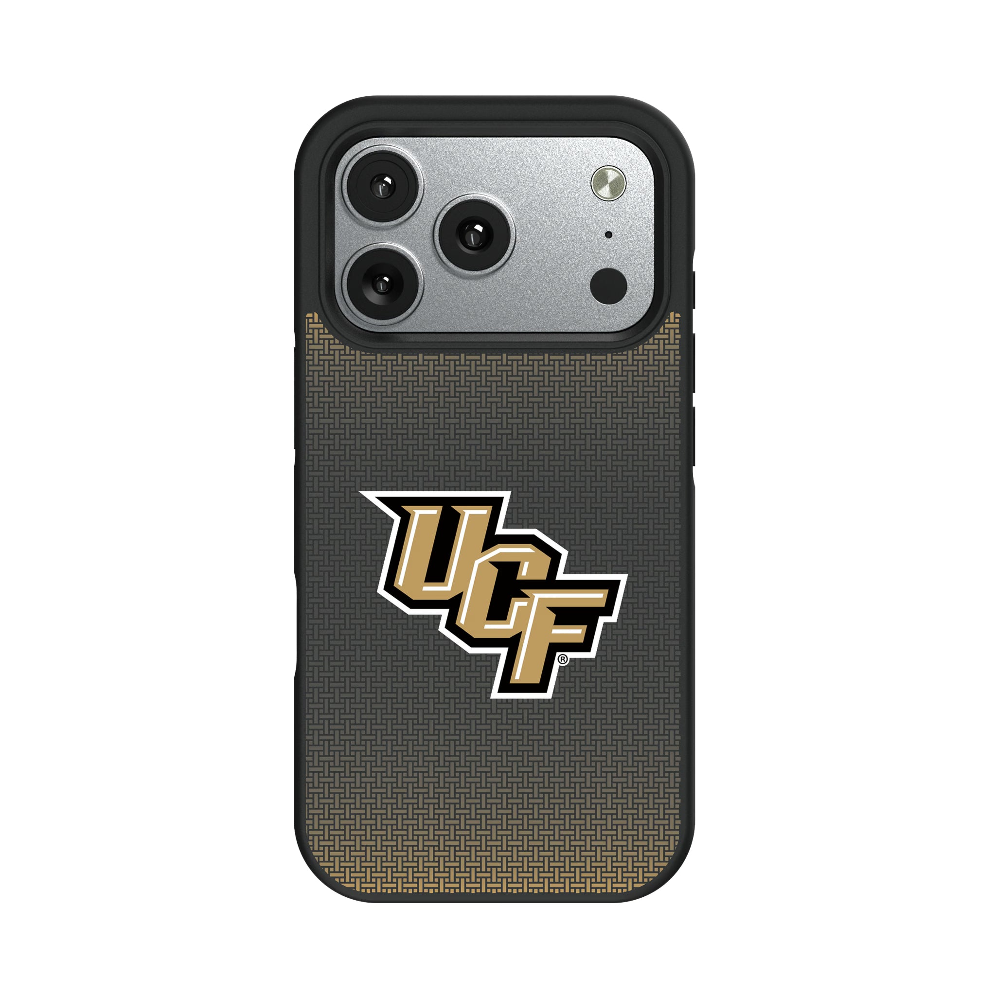 University of Central Florida Golden Knights Linen iPhone Bump Phone Case for Apple iPhone#Device_iPhone 17 Pro