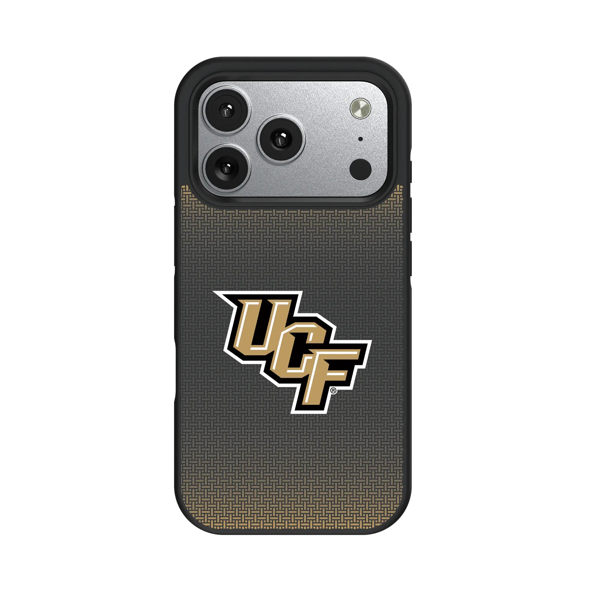 University of Central Florida Golden Knights Linen iPhone Bump Phone Case for Apple iPhone#Device_iPhone 17 Pro