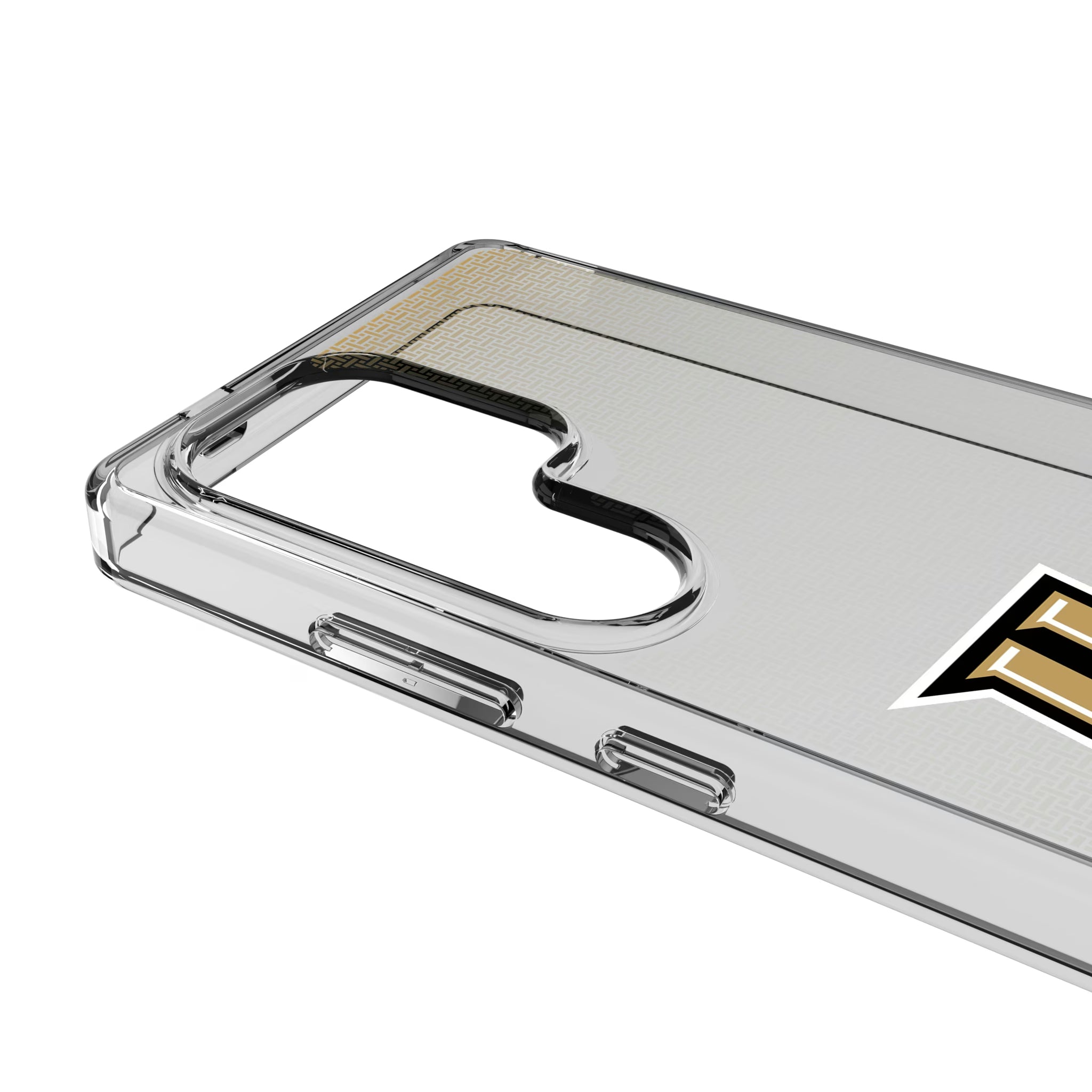 University of Central Florida Golden Knights Linen Galaxy Clear Phone Case for Samsung Galaxy - Detail
