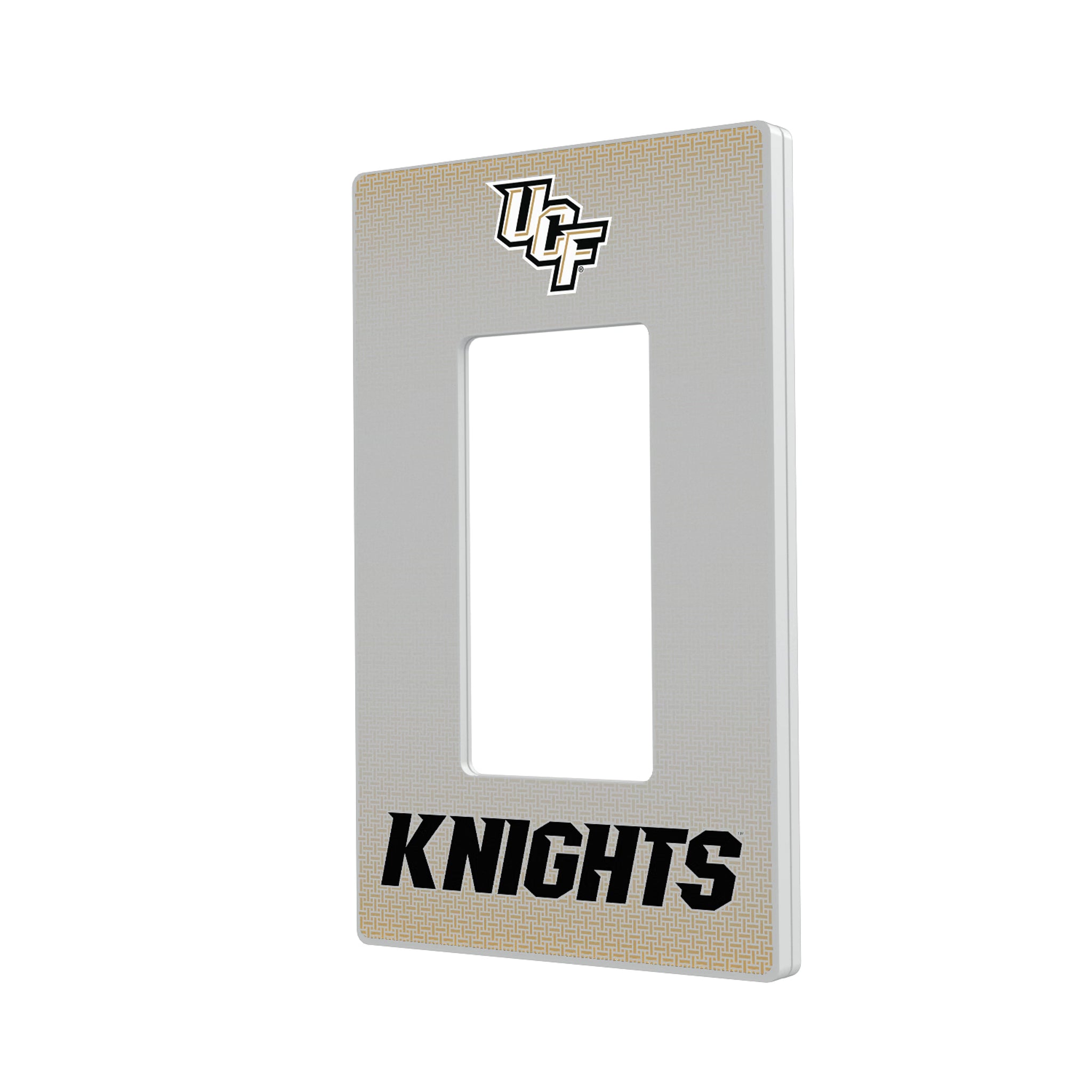 University of Central Florida Golden Knights Linen Hidden-Screw Light Switch Plate#Style_Single Rocker