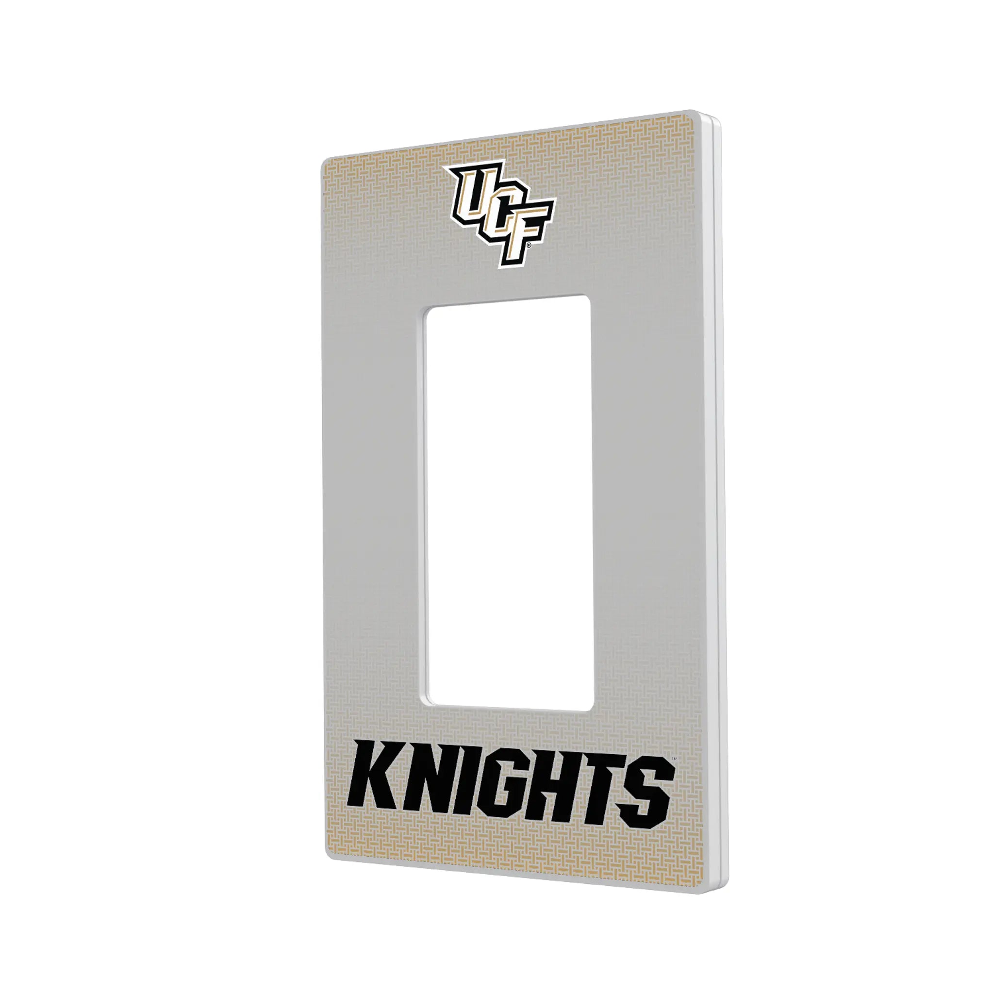 University of Central Florida Golden Knights Linen Hidden-Screw Light Switch Plate#Style_Single Rocker