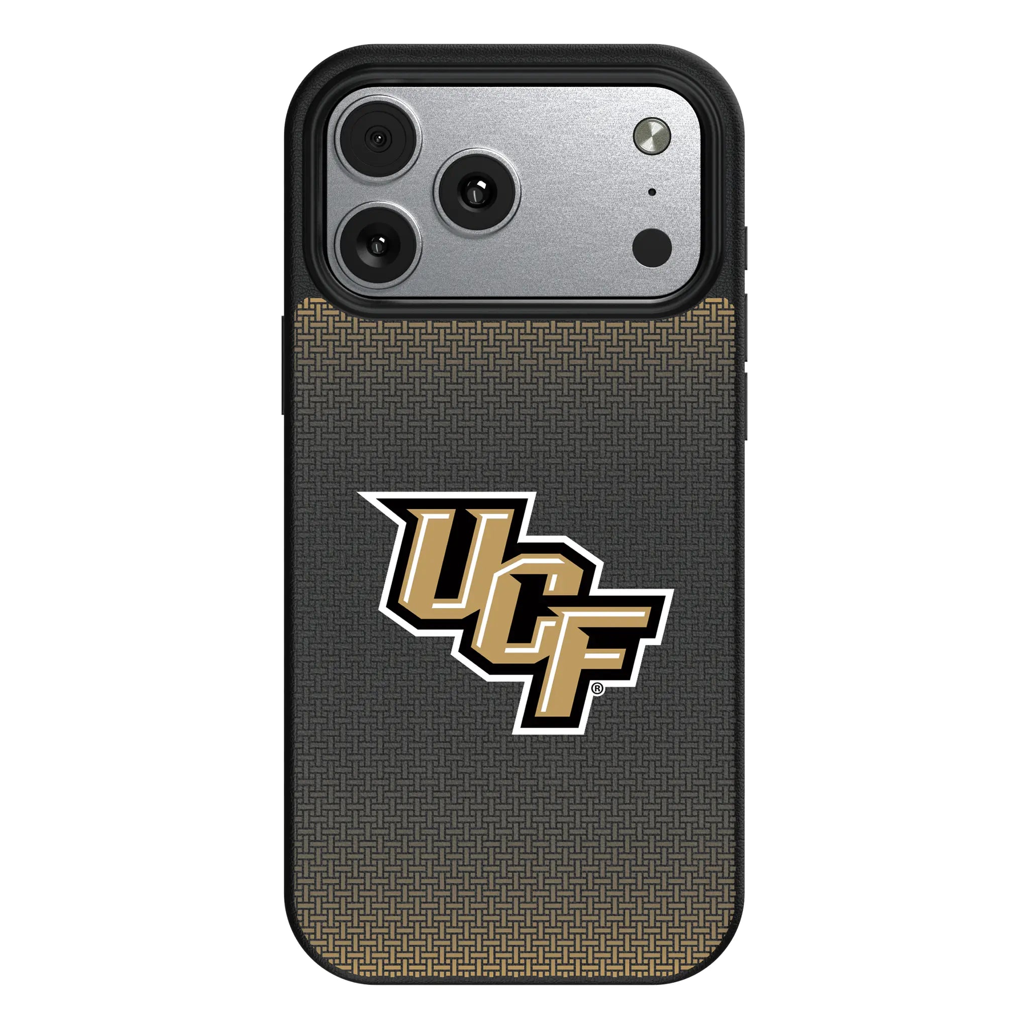 University of Central Florida Golden Knights Linen iPhone MagSafe Compatible Phone Case for Apple iPhone#Device_iPhone 17 Pro Max