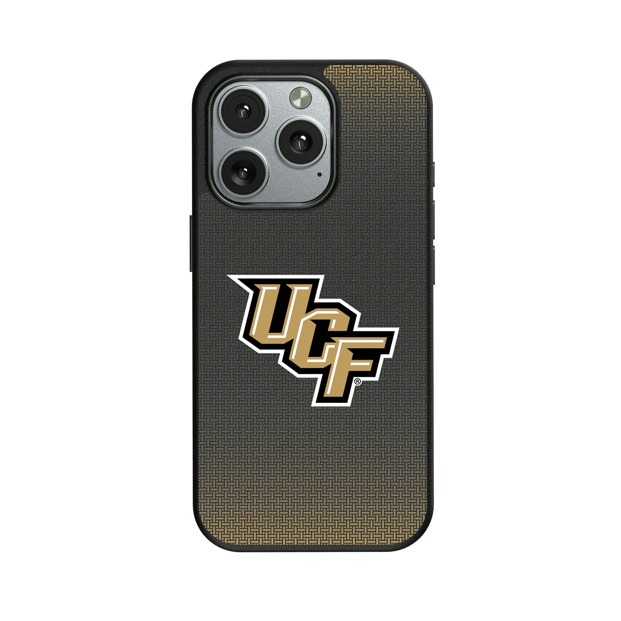 University of Central Florida Golden Knights Linen iPhone MagSafe Compatible Phone Case for Apple iPhone