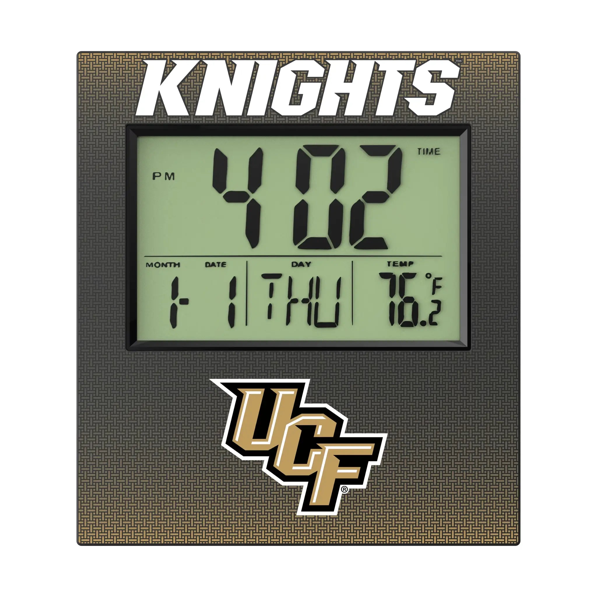 University of Central Florida Golden Knights Linen Wall Clock