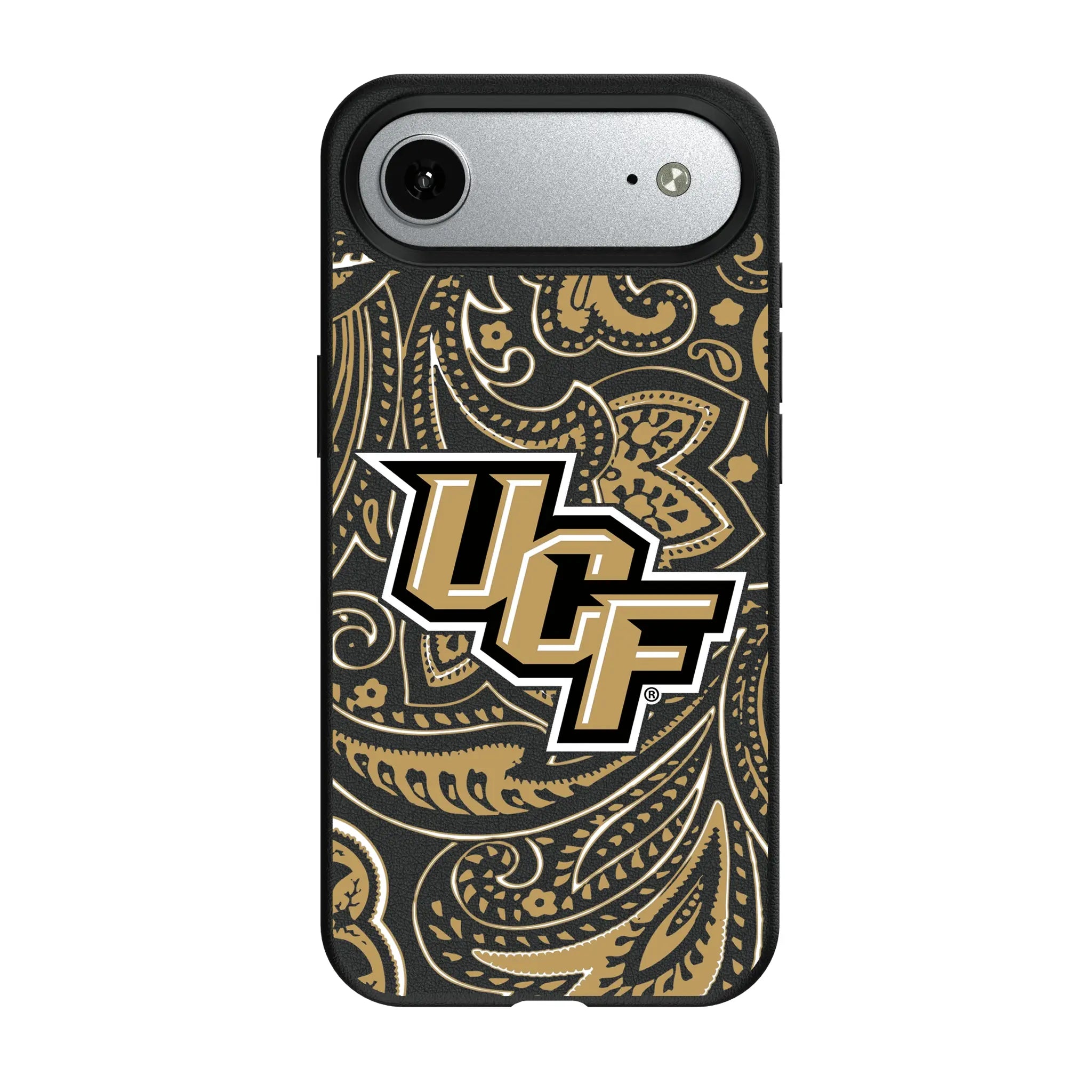 University of Central Florida Golden Knights Paisley iPhone MagSafe Compatible Phone Case for Apple iPhone#Device_iPhone Air