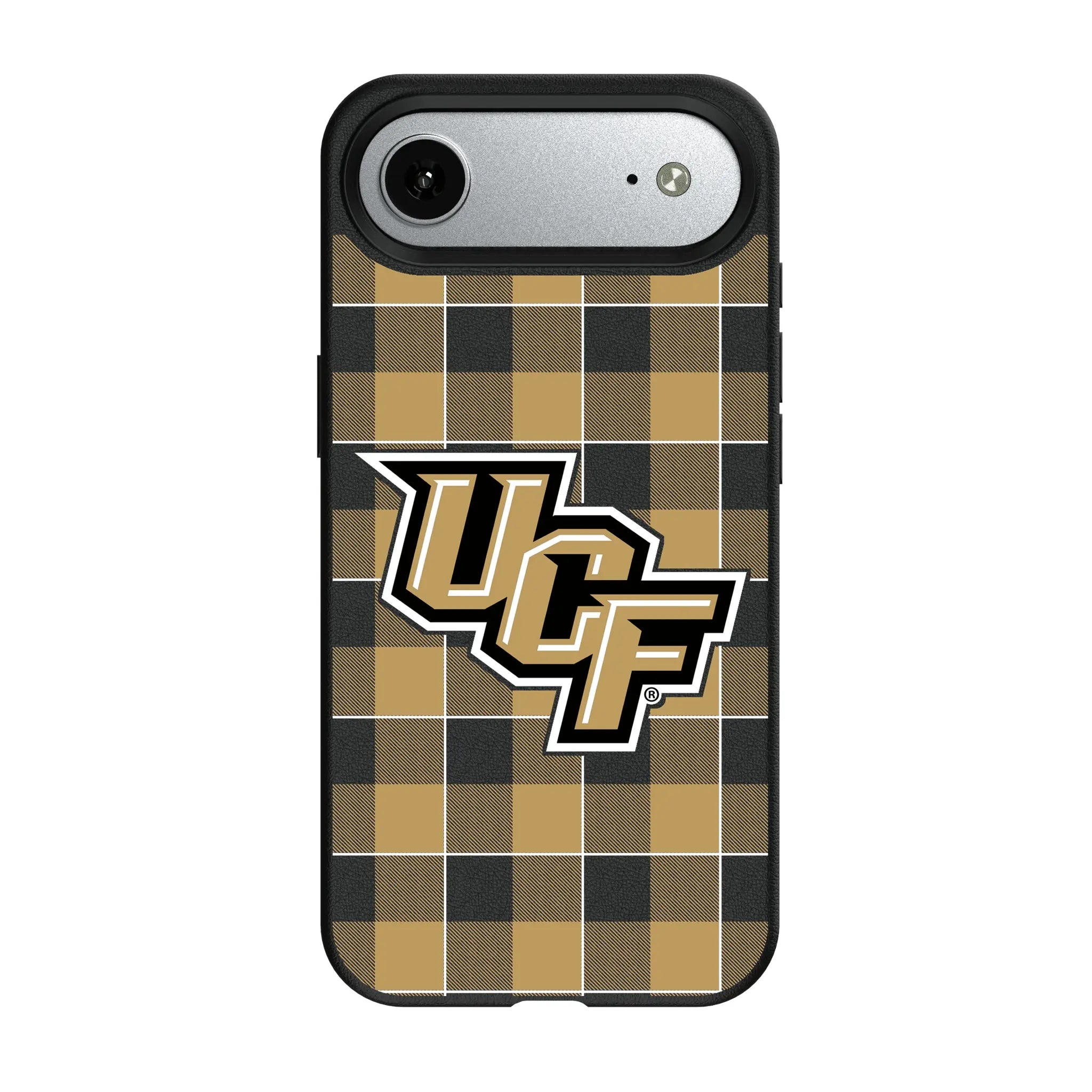 University of Central Florida Golden Knights Plaid iPhone MagSafe Compatible Phone Case for Apple iPhone#Device_iPhone Air