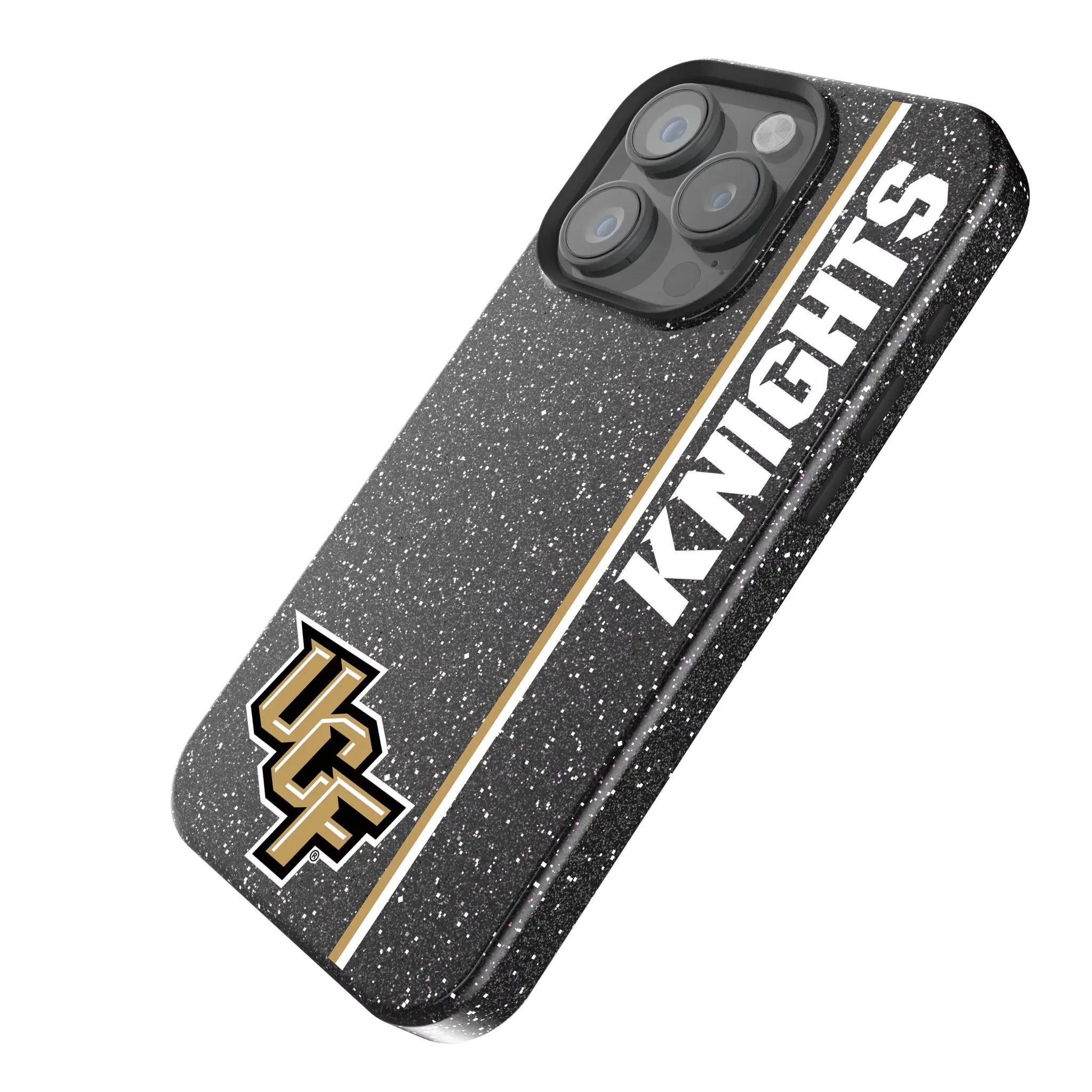 University of Central Florida Golden Knights Sidebar iPhone Bling Phone Case for Apple iPhone - Isometric View