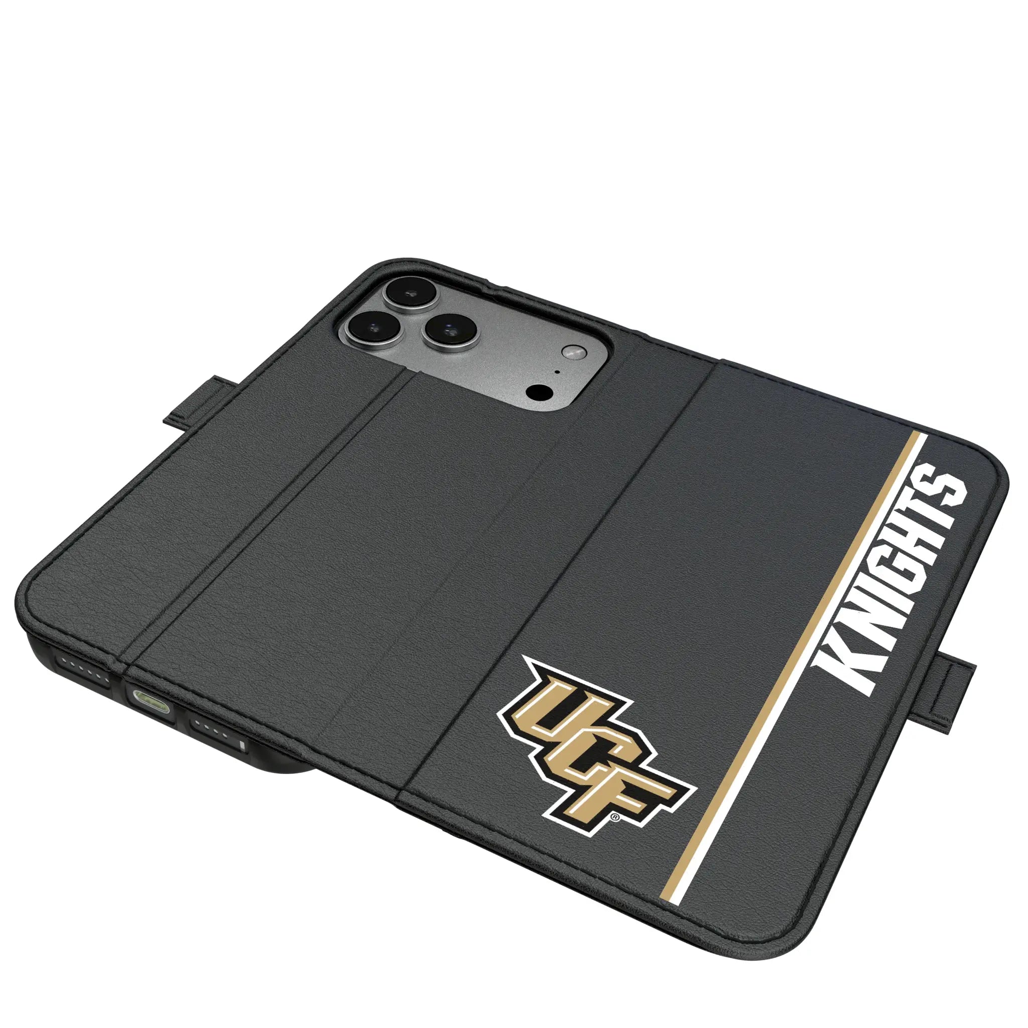University of Central Florida Golden Knights Sidebar iPhone Folio Phone Case for Apple iPhone#Device_iPhone 17 Pro Max