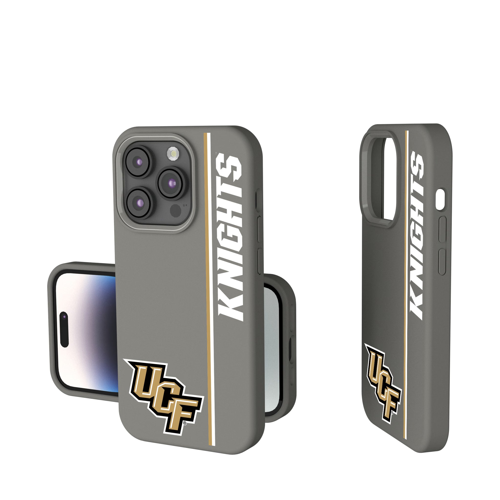 University of Central Florida Golden Knights Sidebar iPhone Soft Touch Phone Case for Apple iPhone