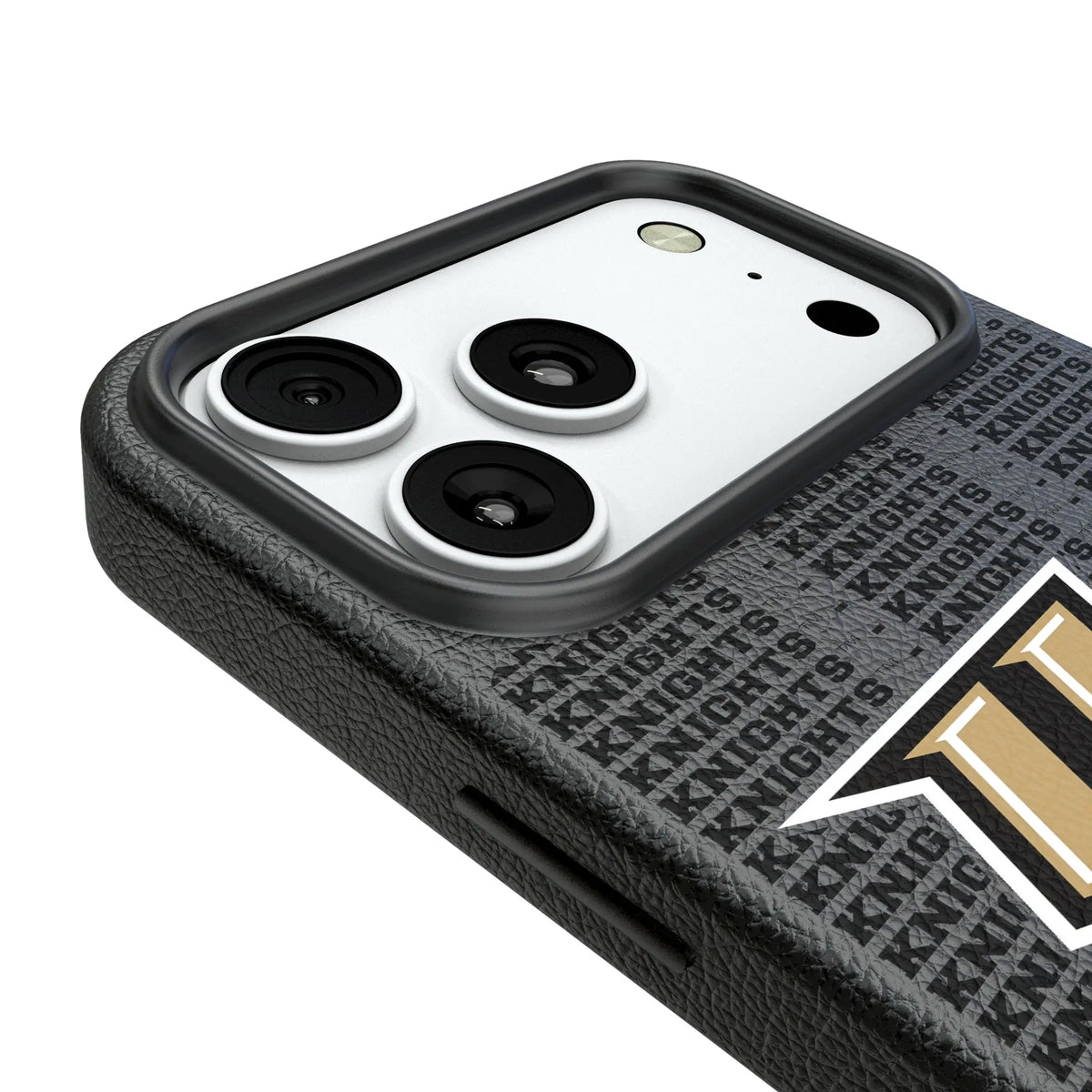 University of Central Florida Golden Knights Text Backdrop iPhone MagSafe Compatible Phone Case for Apple iPhone - Detail#Device_iPhone 18 Pro Max