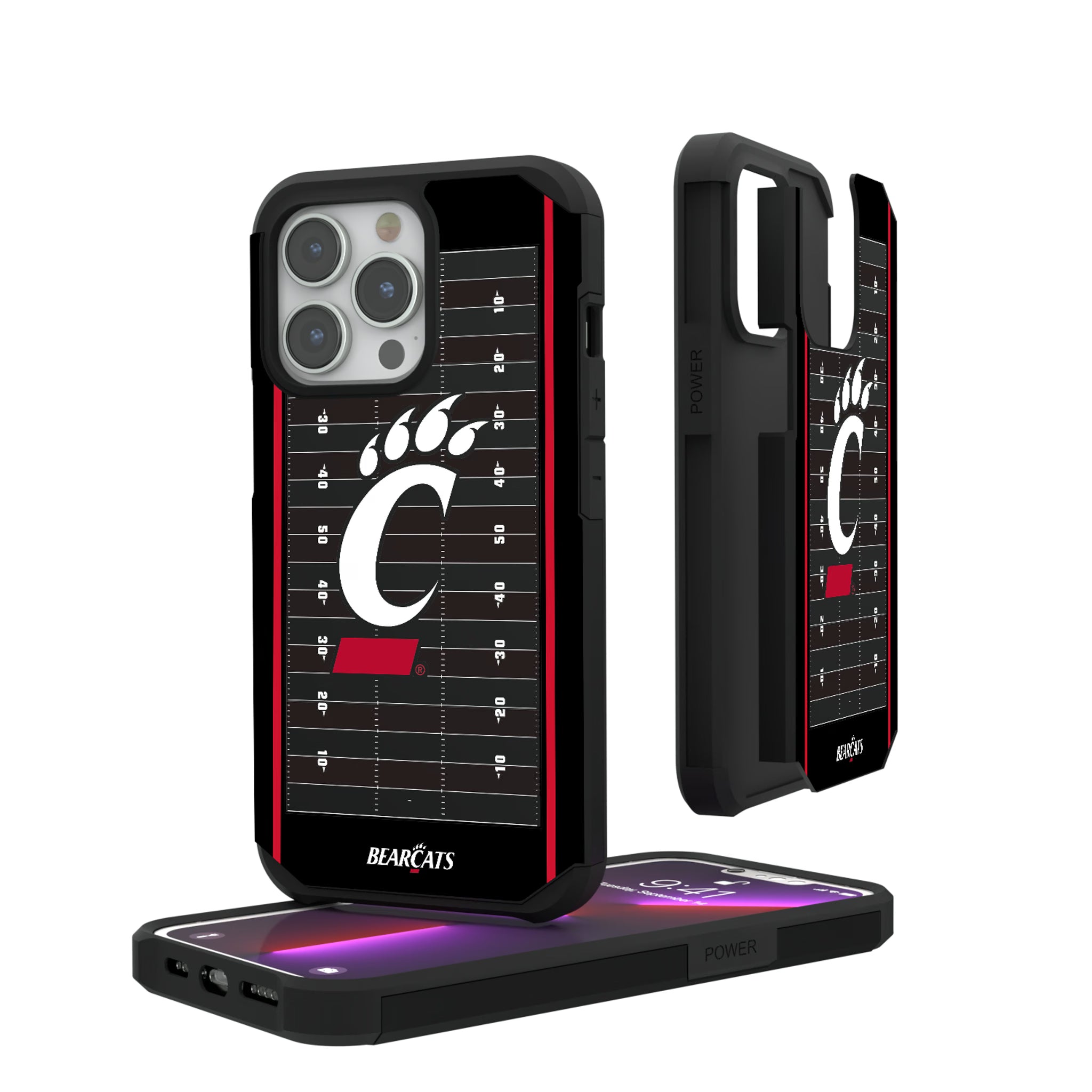 University of Cincinnati Bearcats Field iPhone Rugged Phone Case for Apple iPhone