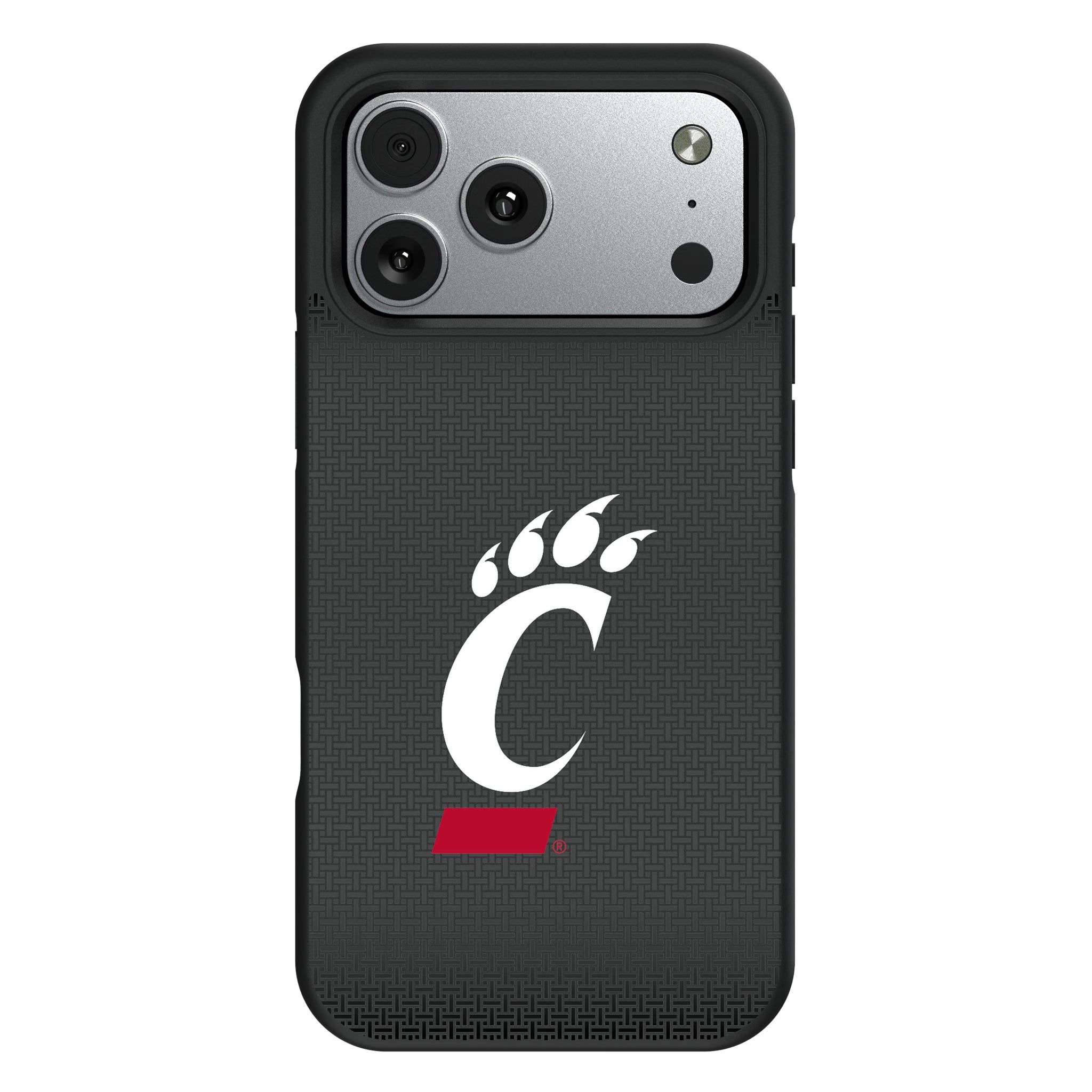 University of Cincinnati Bearcats Linen iPhone Bump Phone Case for Apple iPhone#Device_iPhone 17 Pro Max