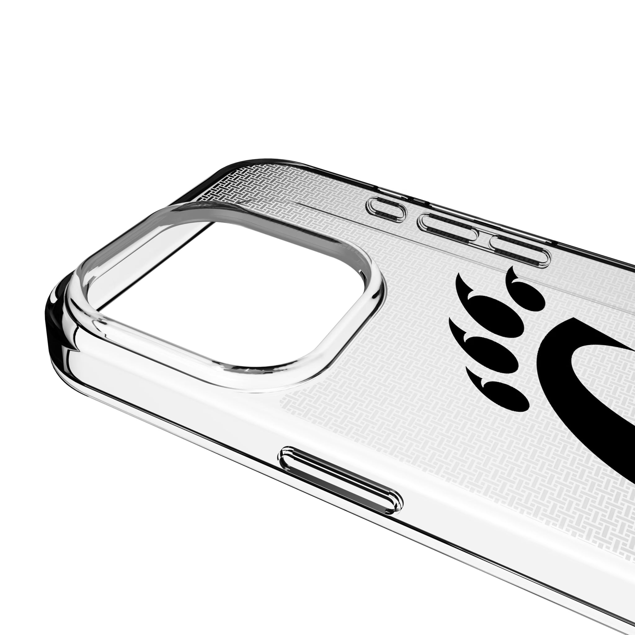University of Cincinnati Bearcats Linen iPhone Clear Phone Case for Apple iPhone - Detail
