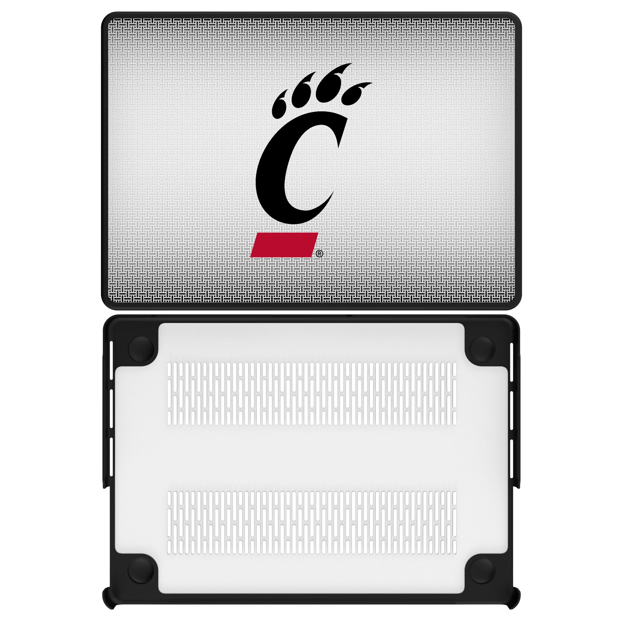University of Cincinnati Bearcats Linen MacBook Laptop Case for Apple MacBook#Device_MacBook Pro (14-inch, 2021) / MacBook Pro (14-inch, 2023) / MacBook Pro (14-inch, 2024)
