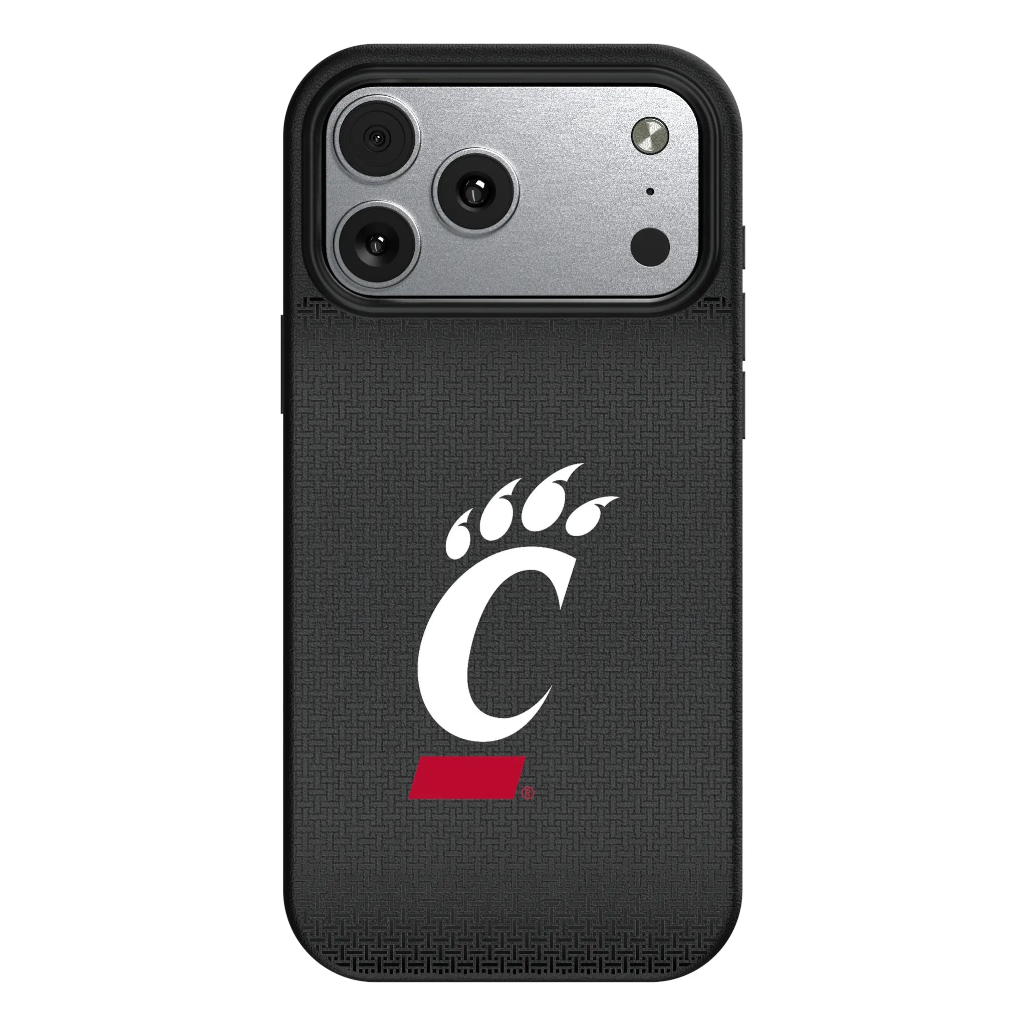University of Cincinnati Bearcats Linen iPhone MagSafe Compatible Phone Case for Apple iPhone#Device_iPhone 17 Pro Max