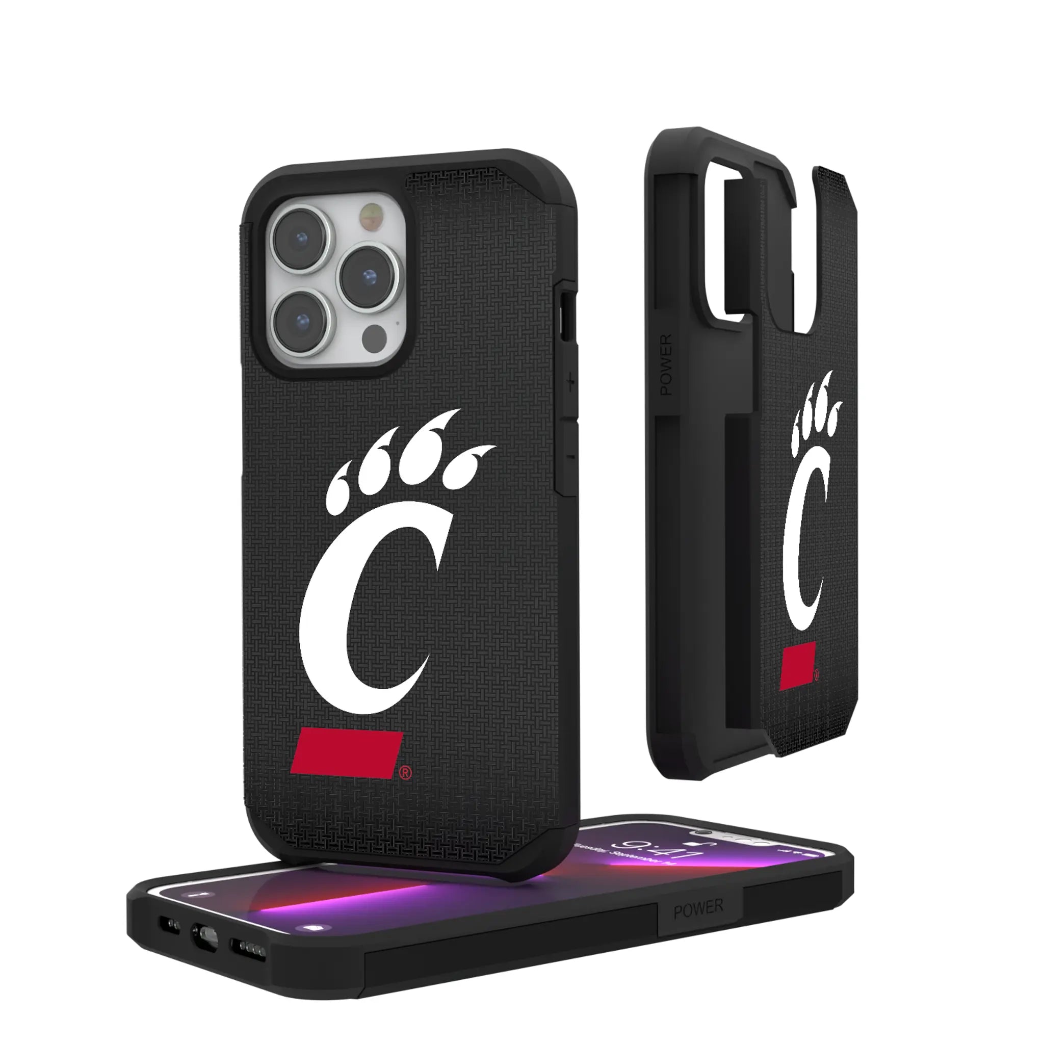 University of Cincinnati Bearcats Linen iPhone Rugged Phone Case for Apple iPhone
