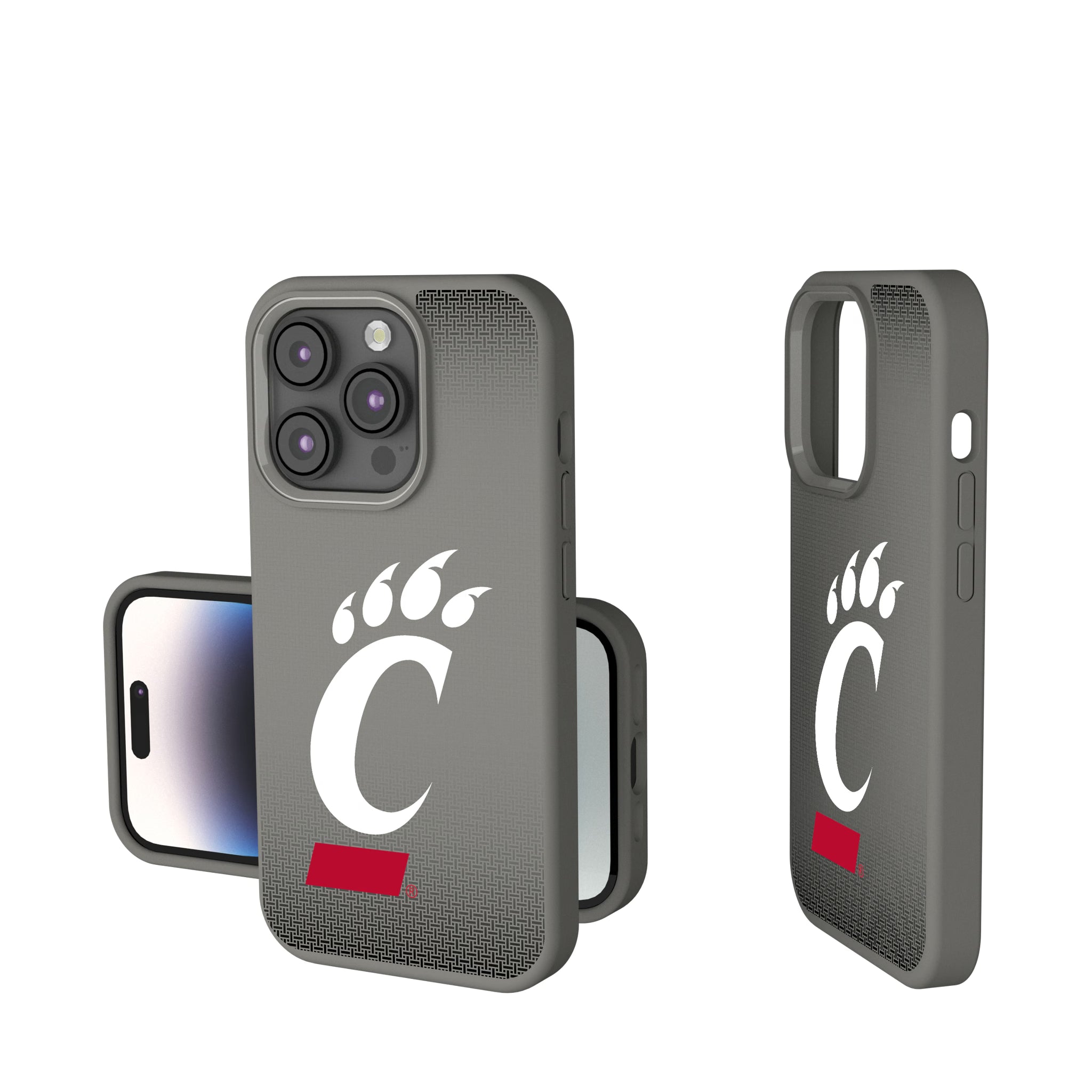 University of Cincinnati Bearcats Linen iPhone Soft Touch Phone Case for Apple iPhone