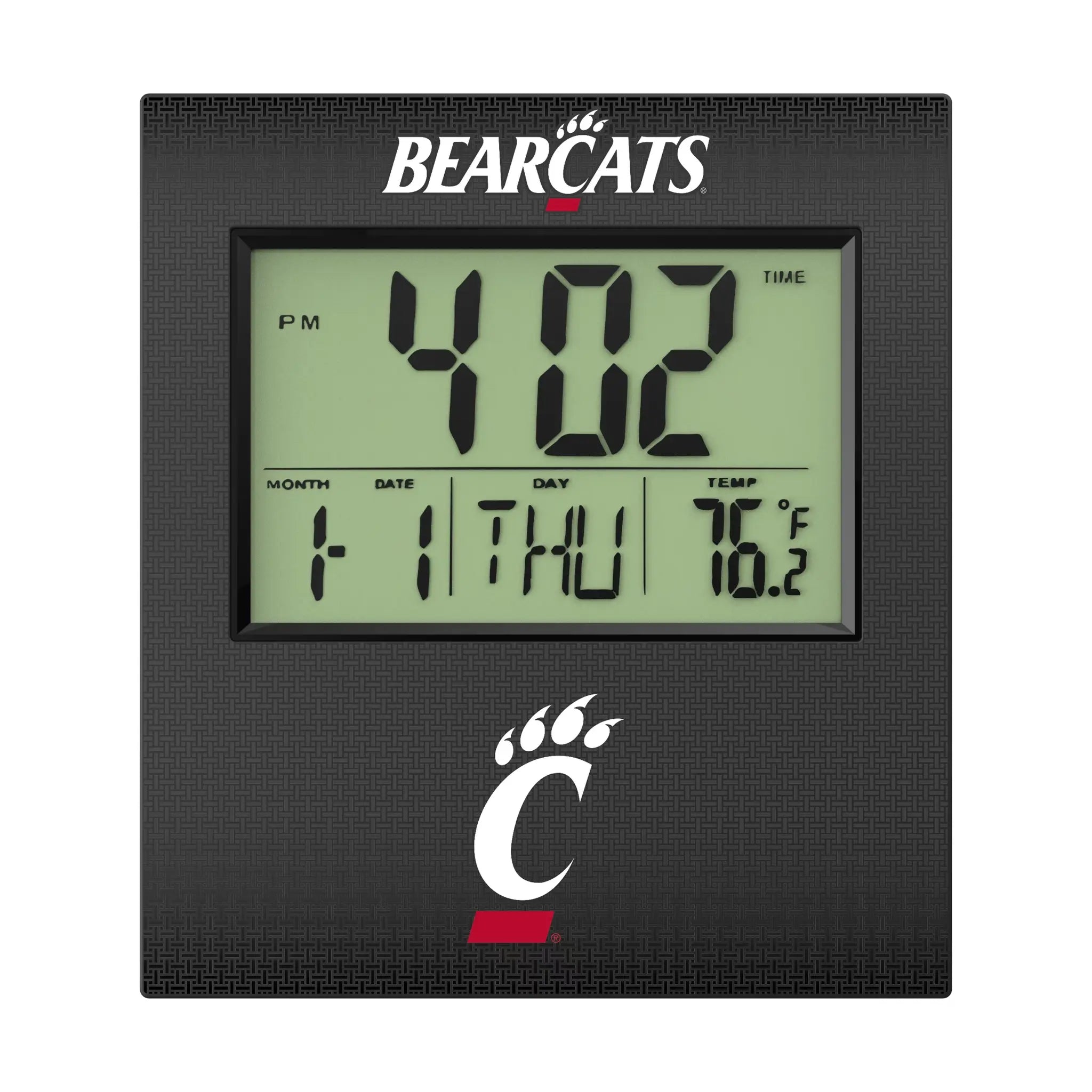 University of Cincinnati Bearcats Linen Wall Clock