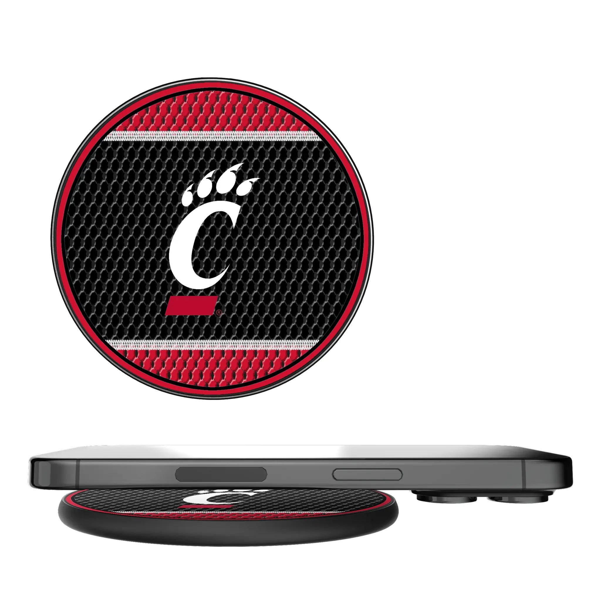 University of Cincinnati Bearcats Mesh 15-Watt Wireless Charger