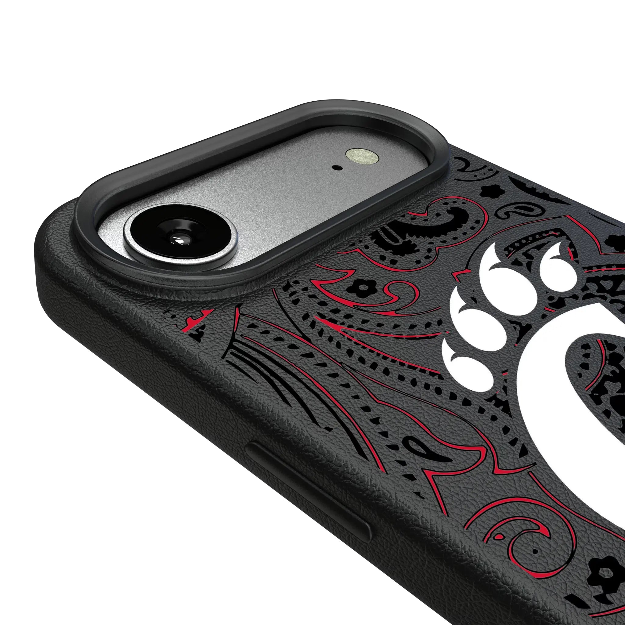 University of Cincinnati Bearcats Paisley iPhone MagSafe Compatible Phone Case for Apple iPhone - Detail#Device_iPhone Air