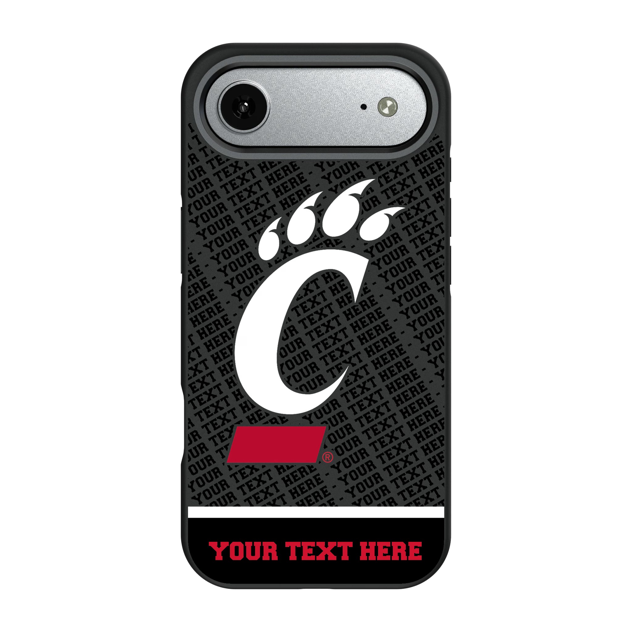 University of Cincinnati Bearcats Personalized EndZone Plus iPhone Bump Phone Case for Apple iPhone#Device_iPhone Air