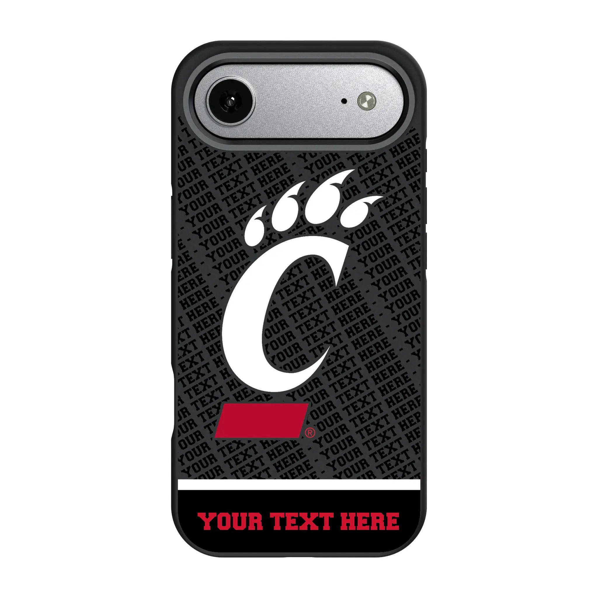 University of Cincinnati Bearcats Personalized EndZone Plus iPhone Bump Phone Case for Apple iPhone#Device_iPhone Air