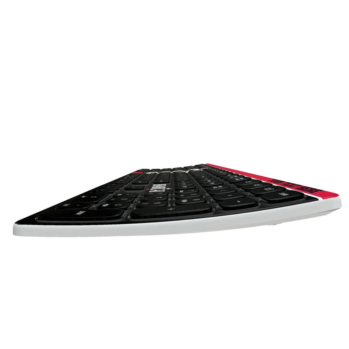 University of Cincinnati Bearcats Personalized Endzone Solid KKB605 Curved Wireless Keyboard