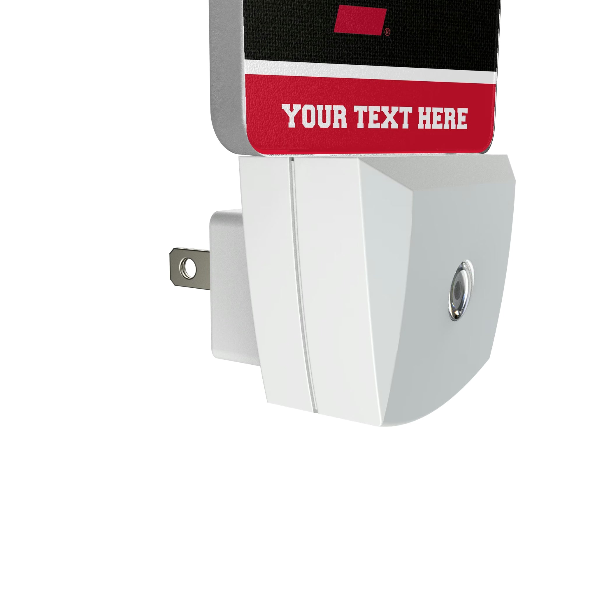 University of Cincinnati Bearcats Personalized Endzone Solid Night Light 2-Pack - Detail