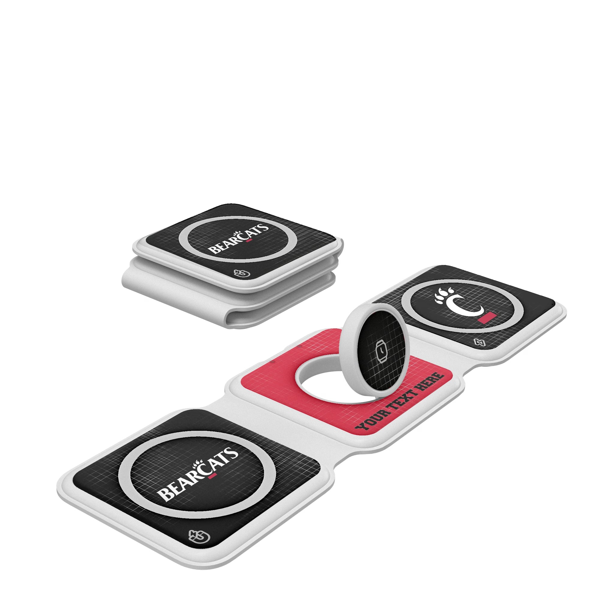 University of Cincinnati Bearcats Personalized Hatch Foldable 3 in 1 Charger