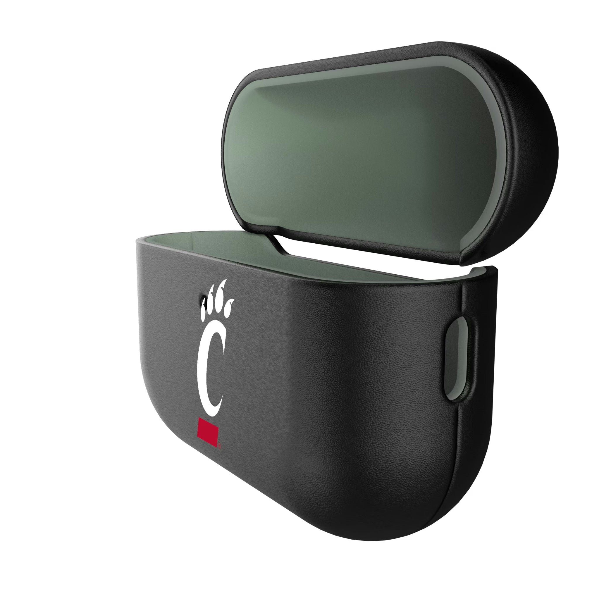 University of Cincinnati Bearcats Personalized Insignia AirPods AirPod Case Cover - Isometric View#Device_AirPods Pro 3
