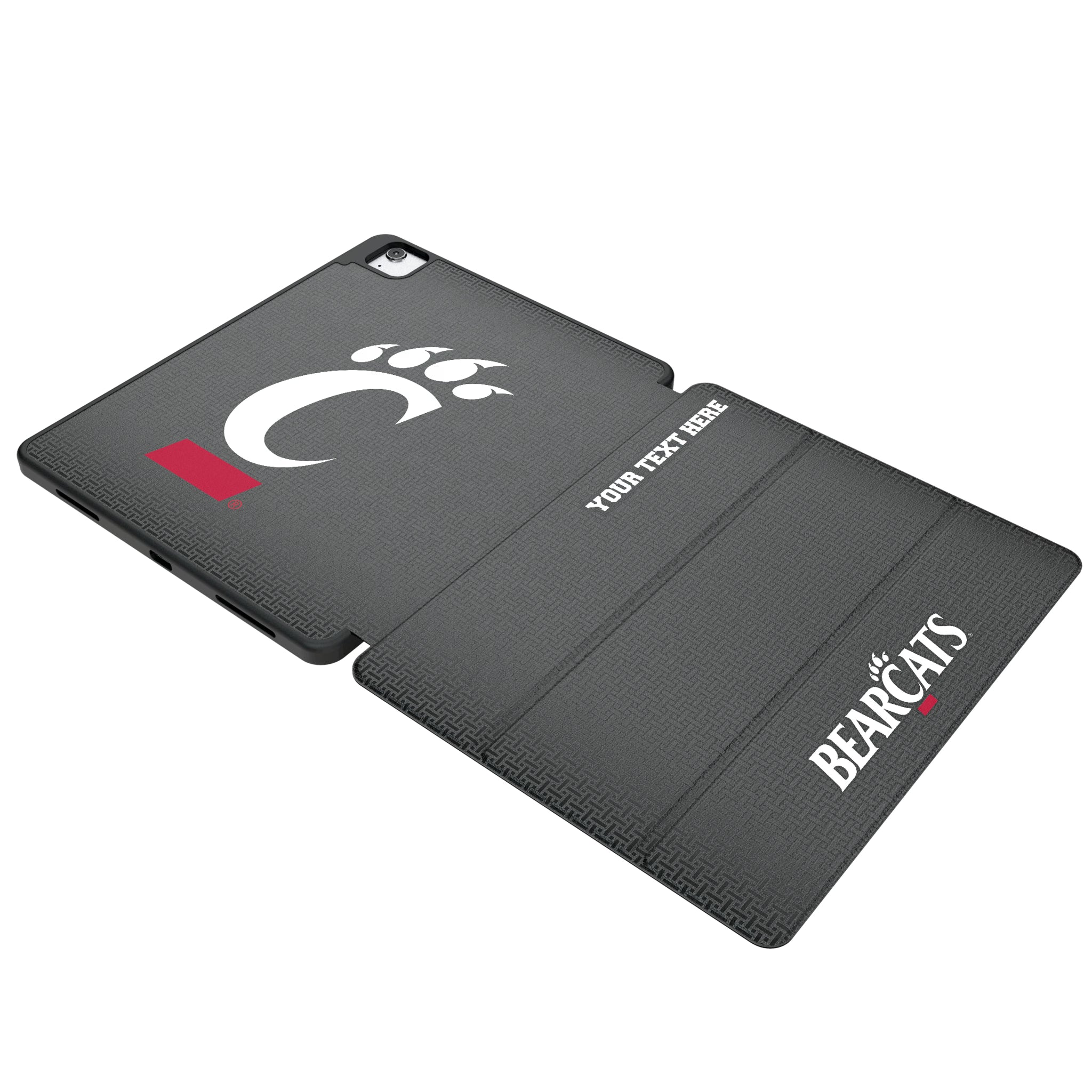 University of Cincinnati Bearcats Personalized Linen iPad Tablet Case for Apple iPad