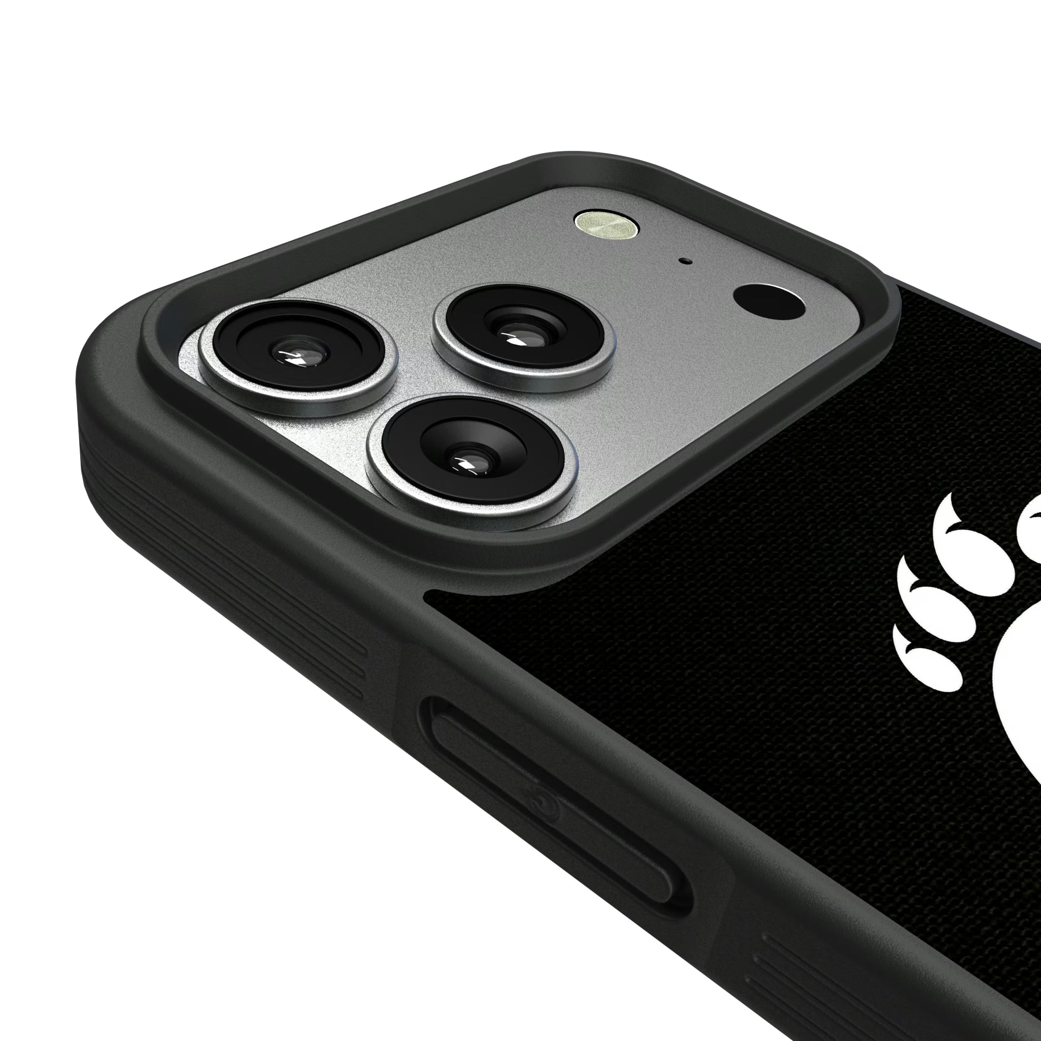 University of Cincinnati Bearcats Personalized Stripe iPhone Bump Phone Case for Apple iPhone - Detail#Device_iPhone 17 Pro