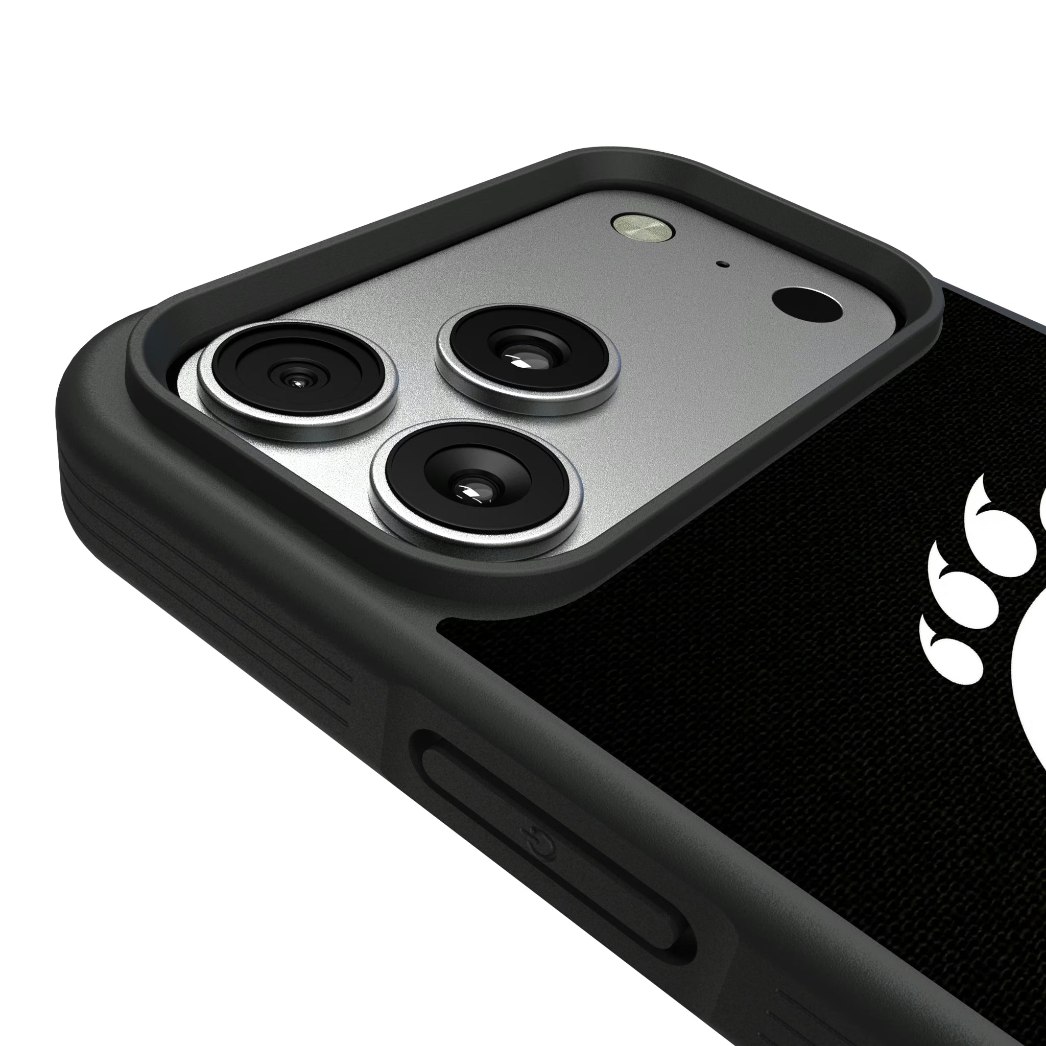 University of Cincinnati Bearcats Personalized Stripe iPhone Bump Phone Case for Apple iPhone - Detail#Device_iPhone 17 Pro Max