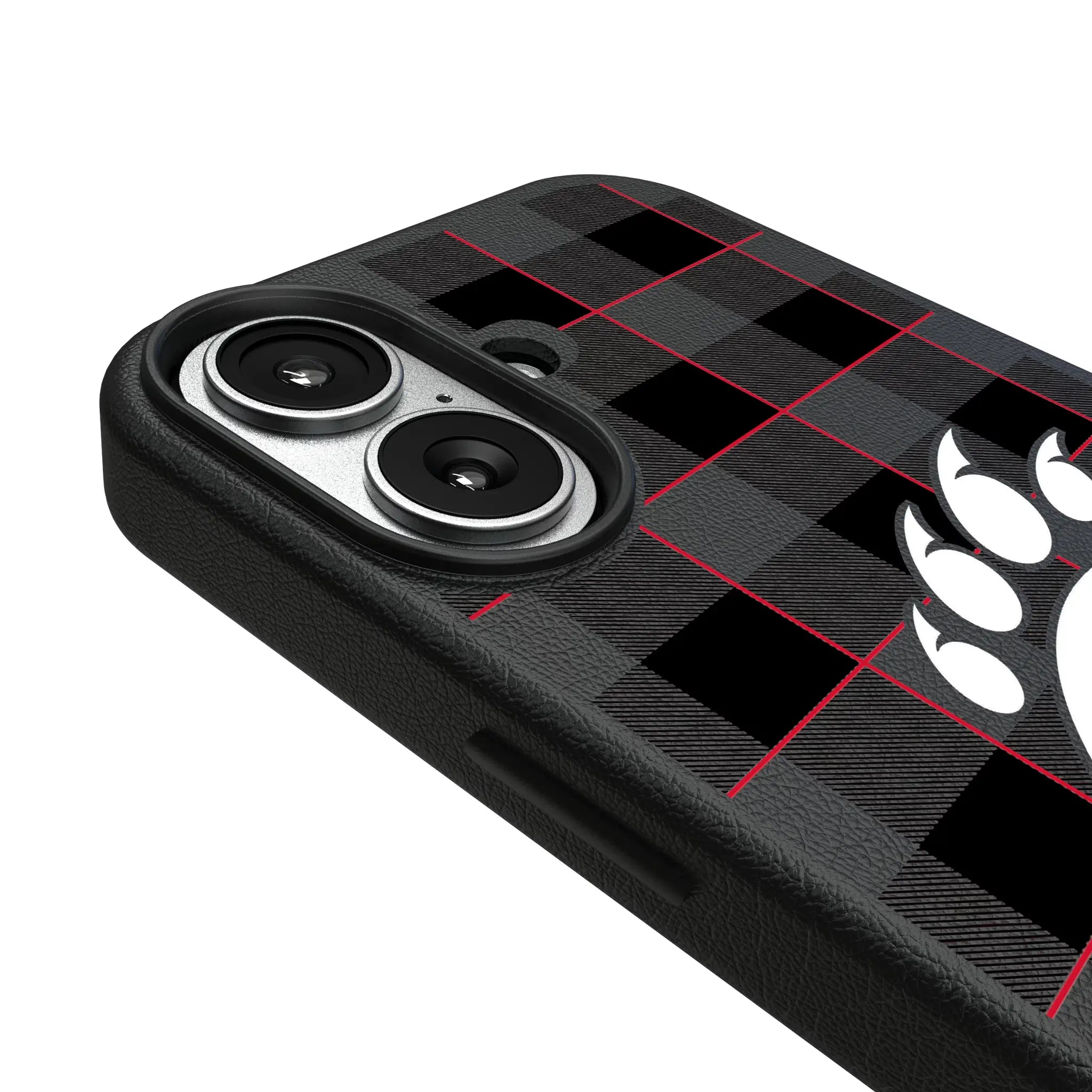 University of Cincinnati Bearcats Plaid iPhone MagSafe Compatible Phone Case for Apple iPhone - Detail#Device_iPhone 17