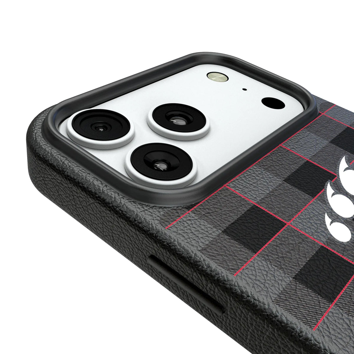 University of Cincinnati Bearcats Plaid iPhone MagSafe Compatible Phone Case for Apple iPhone - Detail#Device_iPhone 18 Pro Max