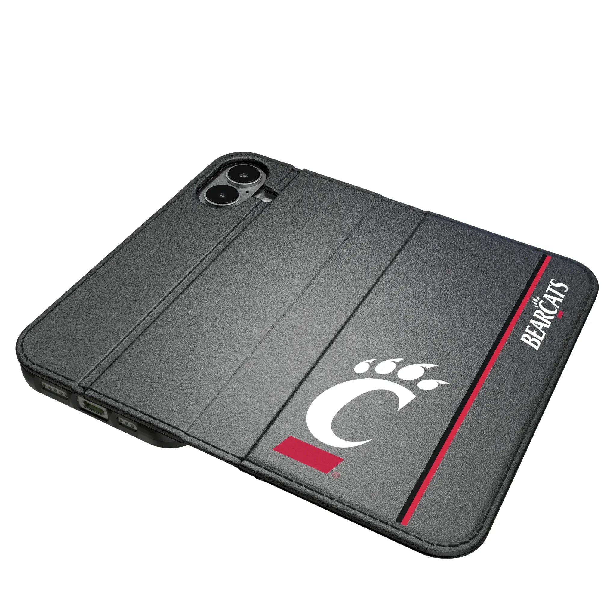 University of Cincinnati Bearcats Sidebar iPhone Folio Phone Case for Apple iPhone#Device_iPhone 17
