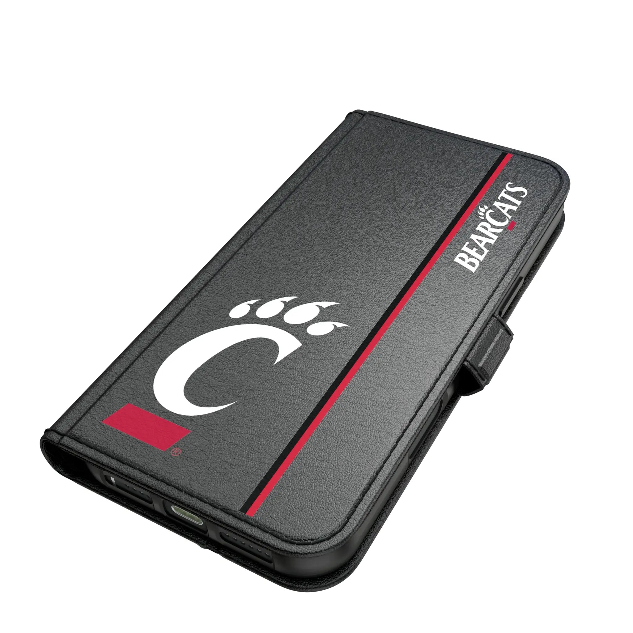 University of Cincinnati Bearcats Sidebar iPhone Folio Phone Case for Apple iPhone#Device_iPhone 17 Pro Max